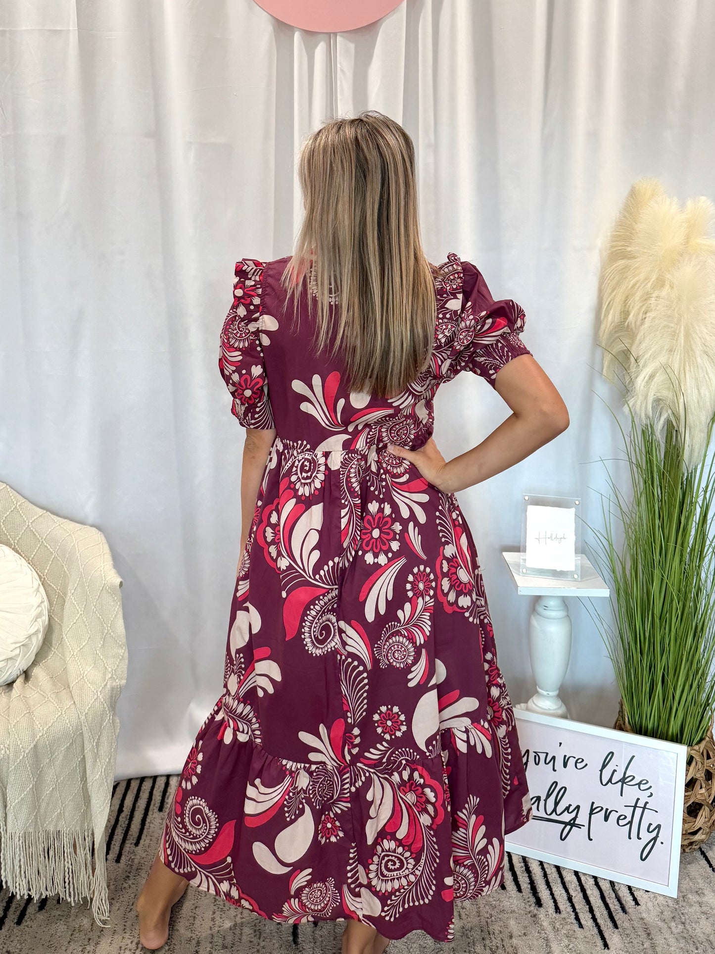 Plum Perfection Dress (Pockets!)