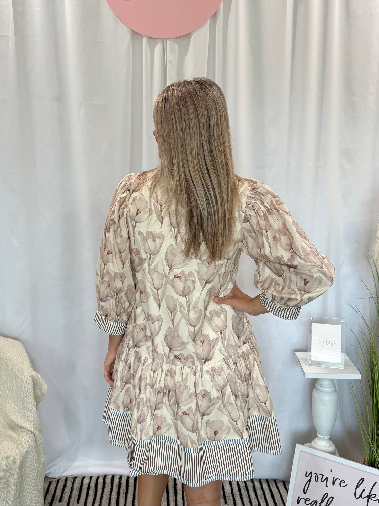 Gentle Blush Dress (Pockets!)