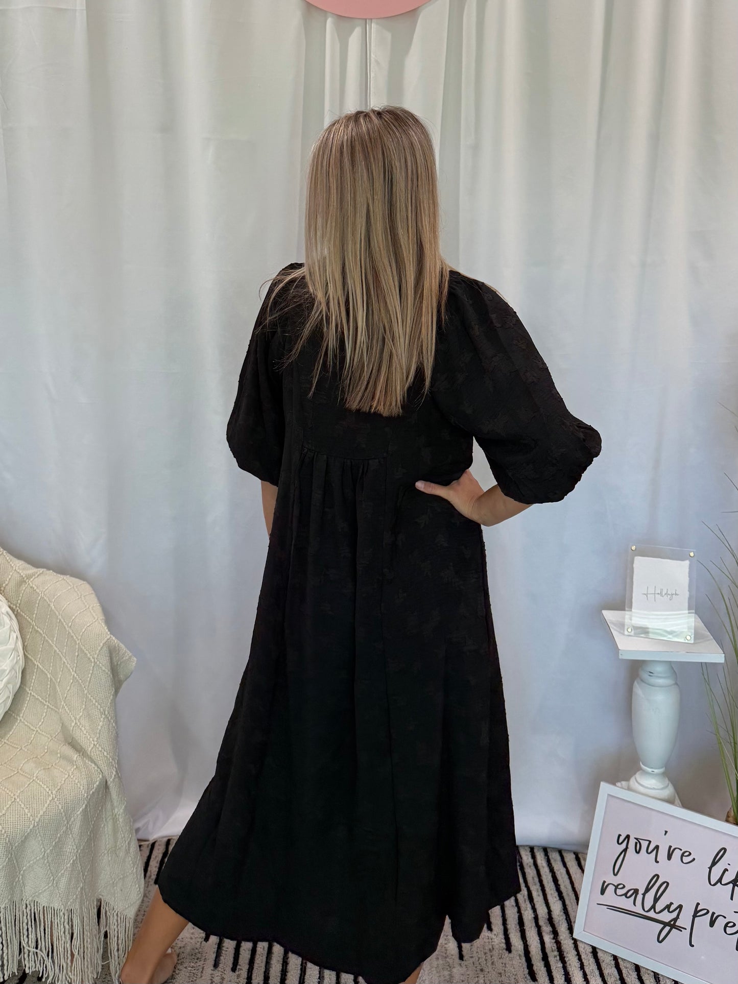 Black Twist Dress