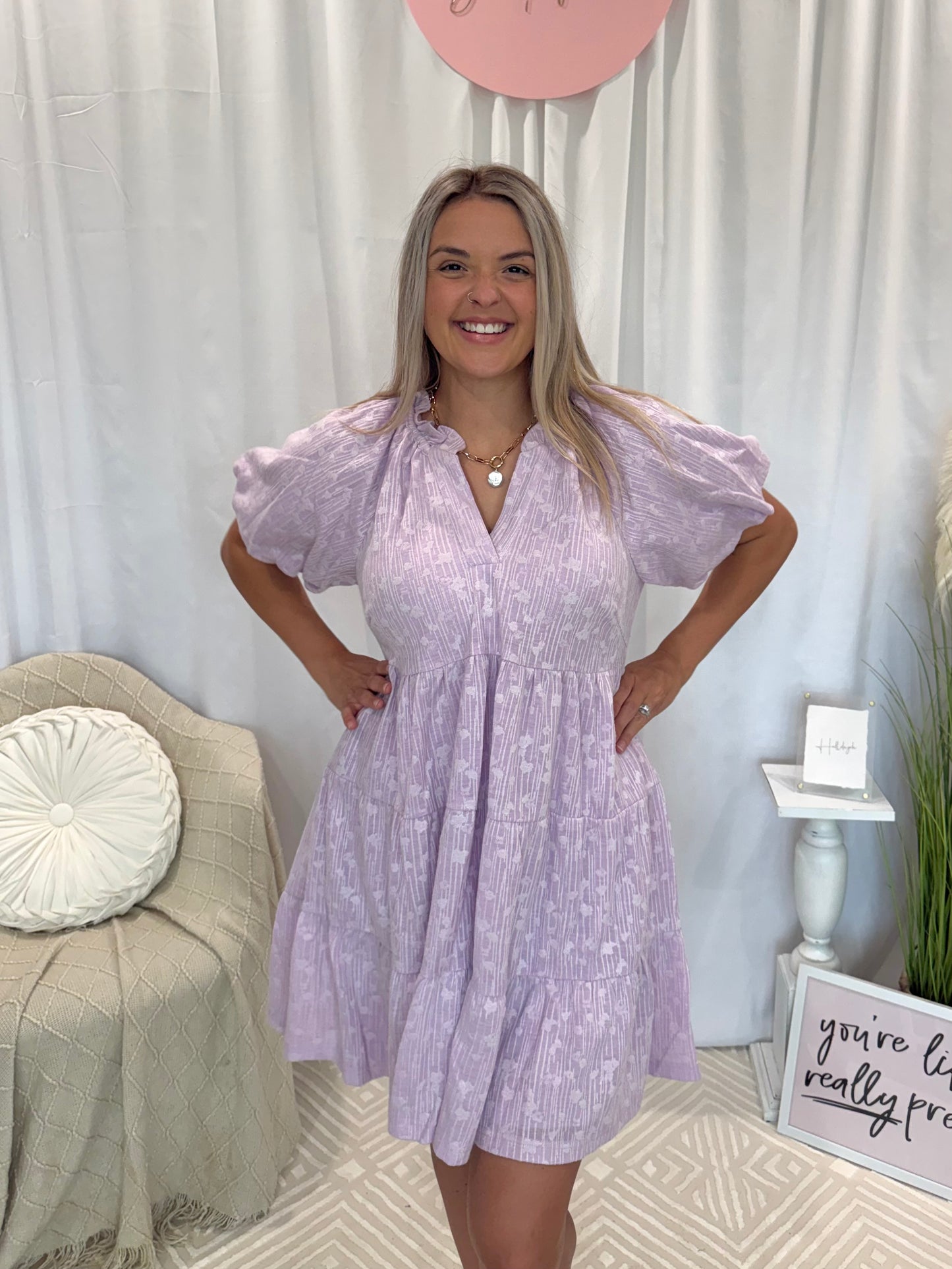 Sweet Orchid Dress (Pockets!)