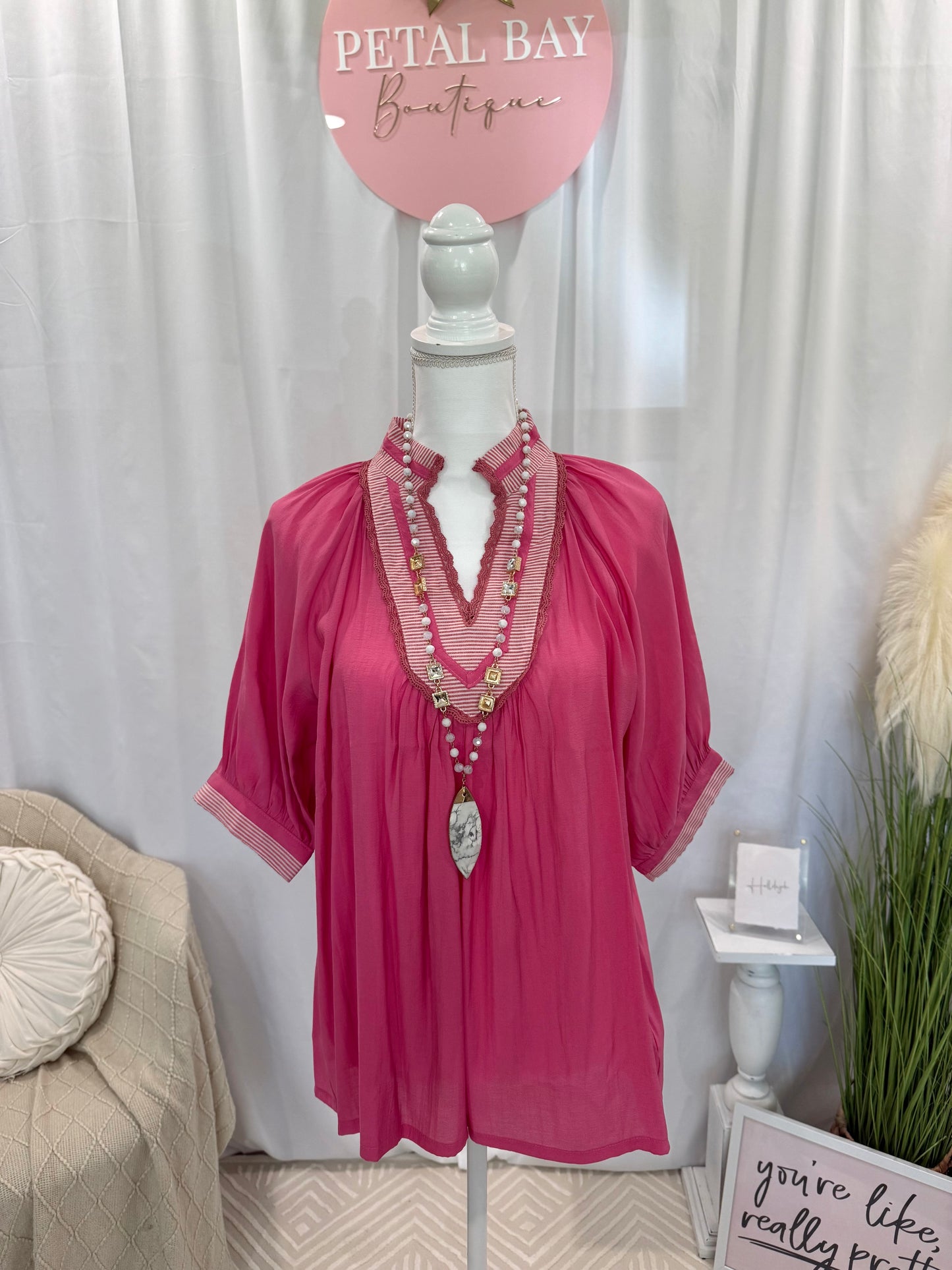 Pink Pop Top