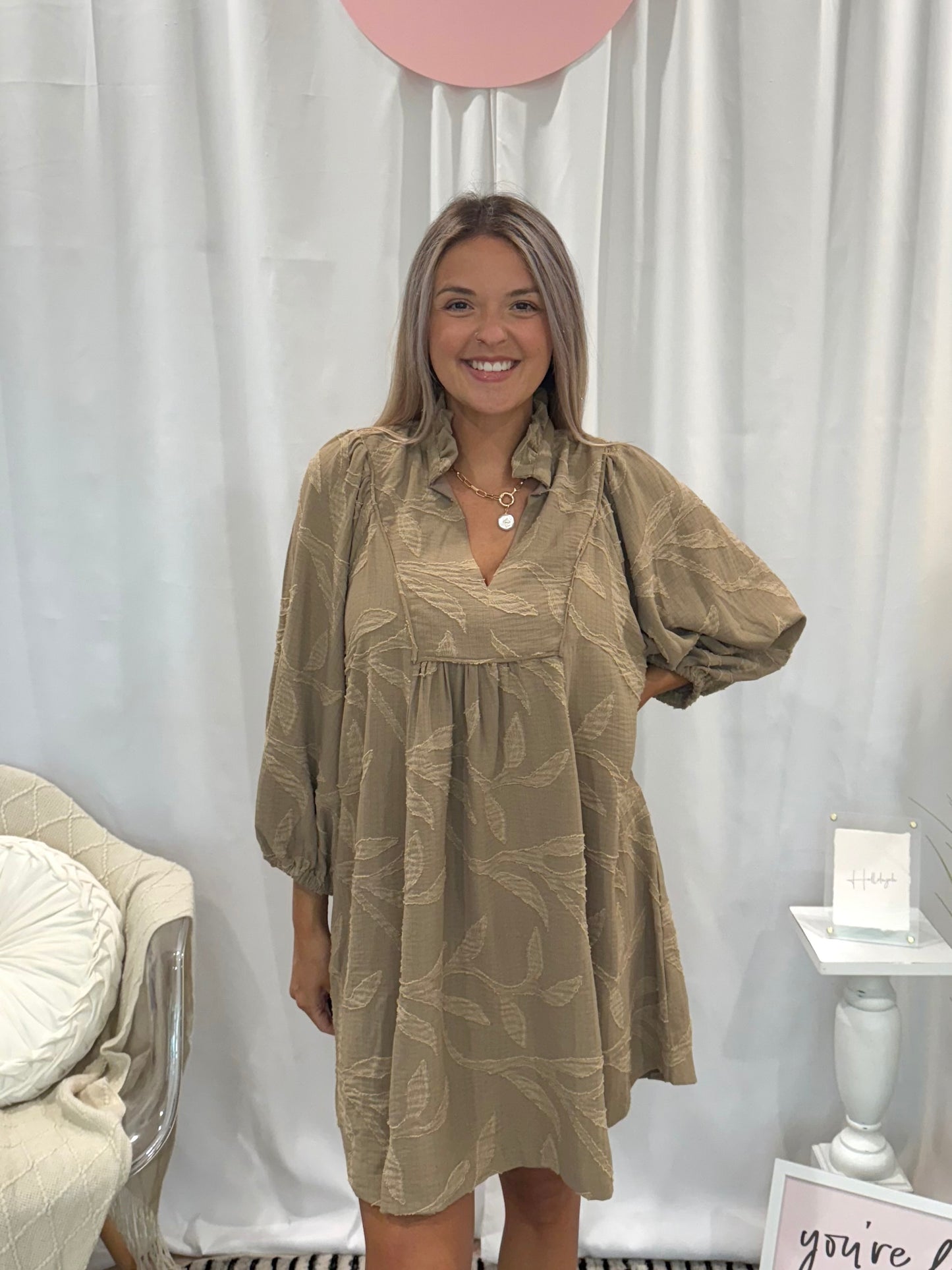 Signature Taupe Dress