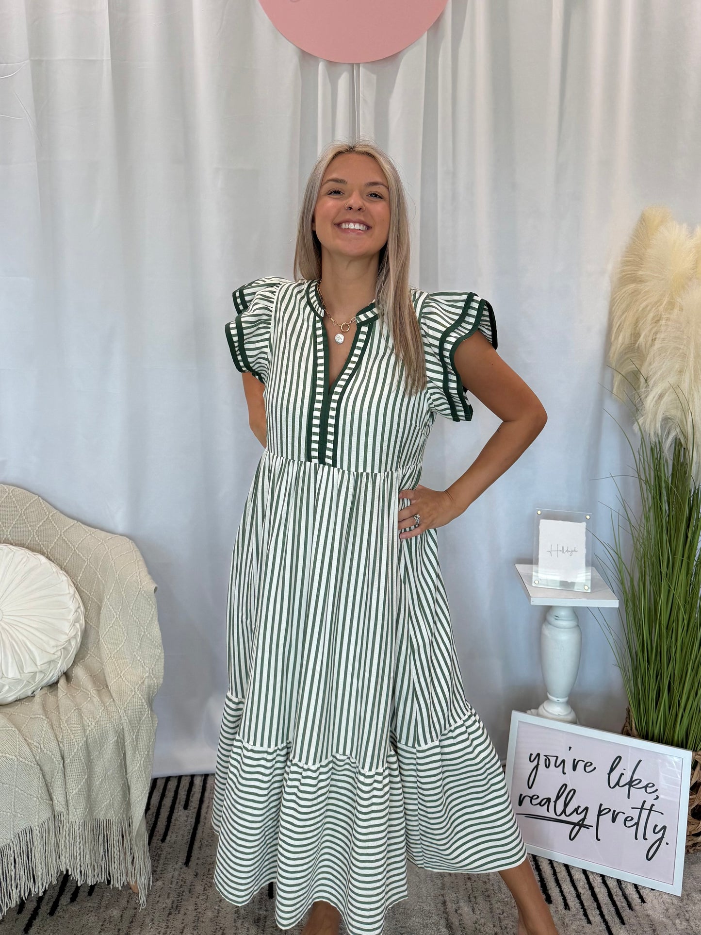 Emerald Gem Dress (Pockets!)