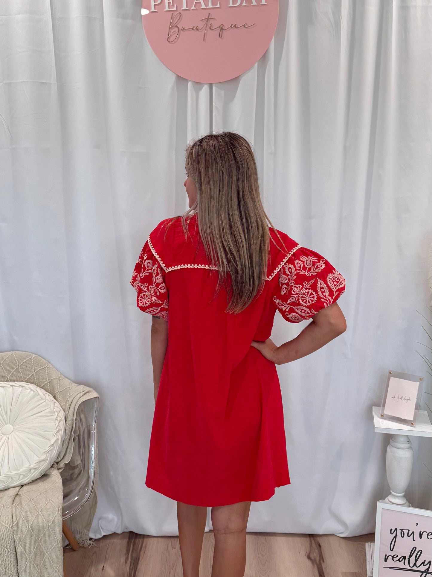 Pop Of Color Dress