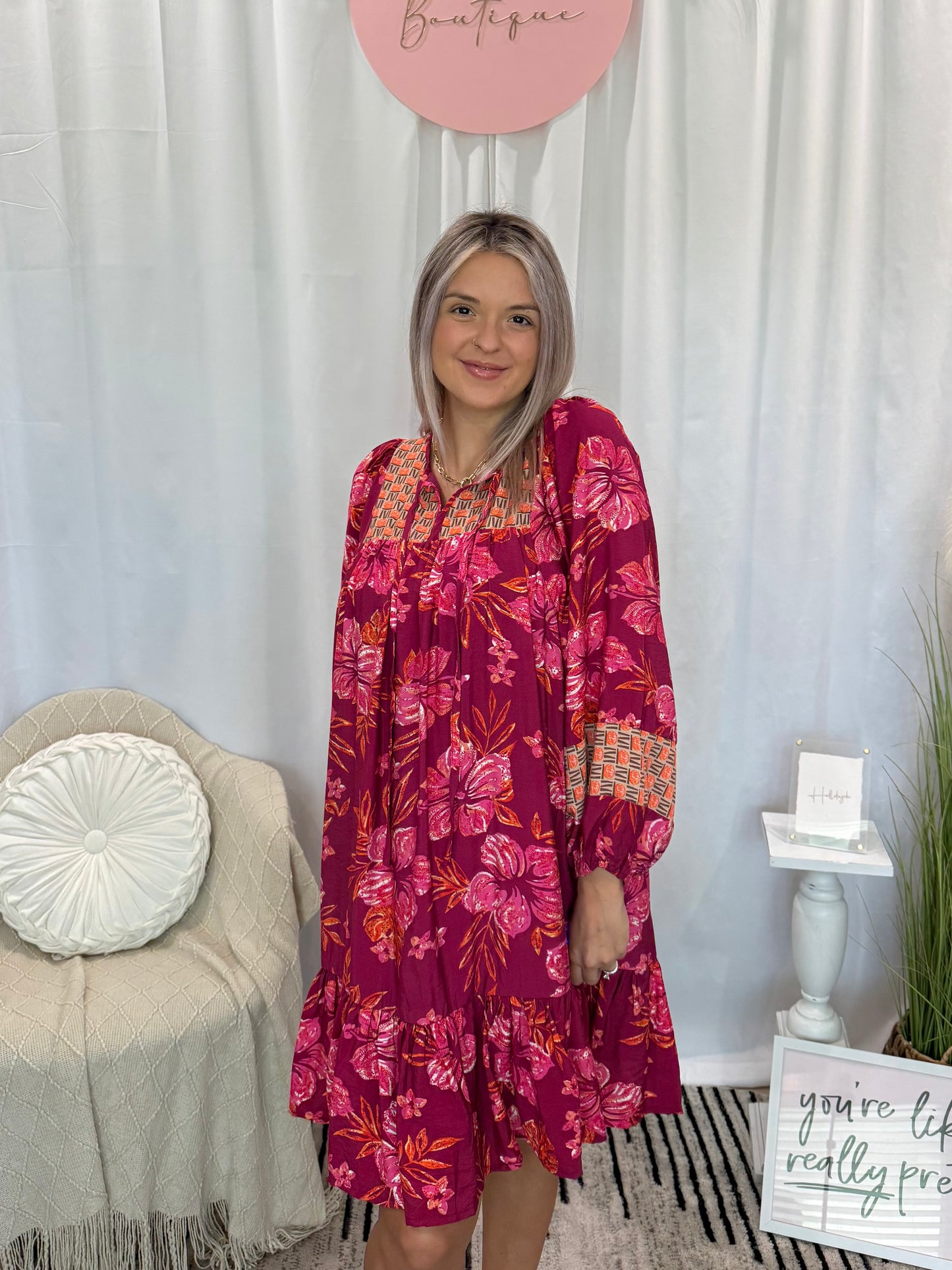 Rosé Bay Dress