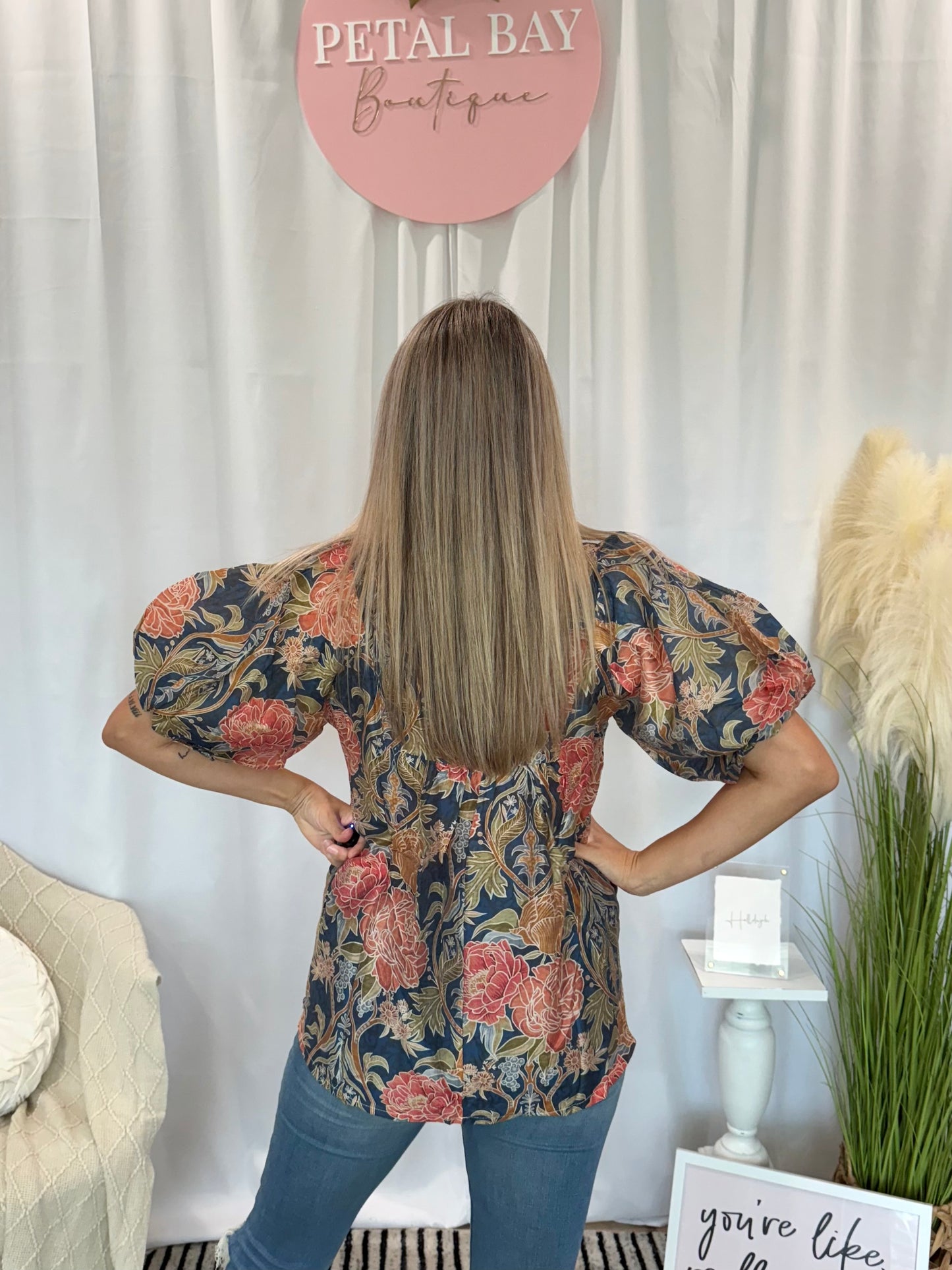 Ornate Floral Top