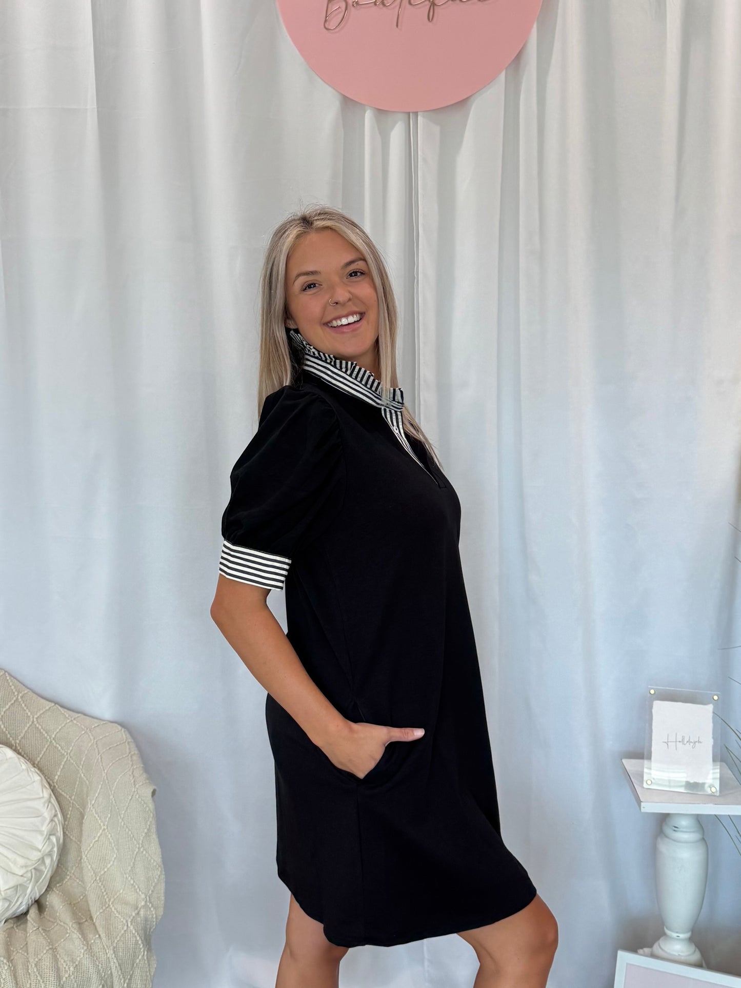 Oreo Drizzle Dress (Pockets!)