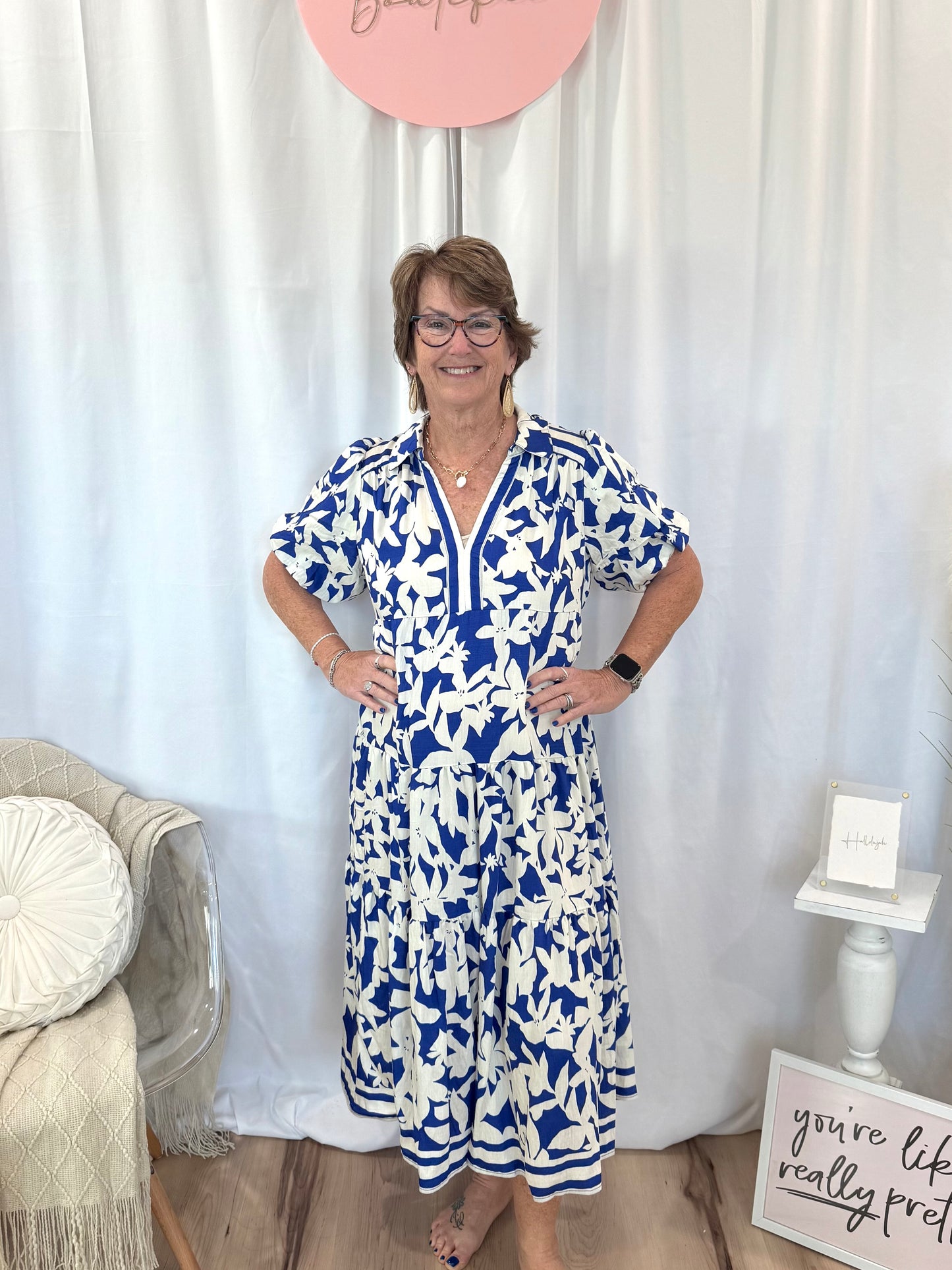 Barcelona Blue Dress