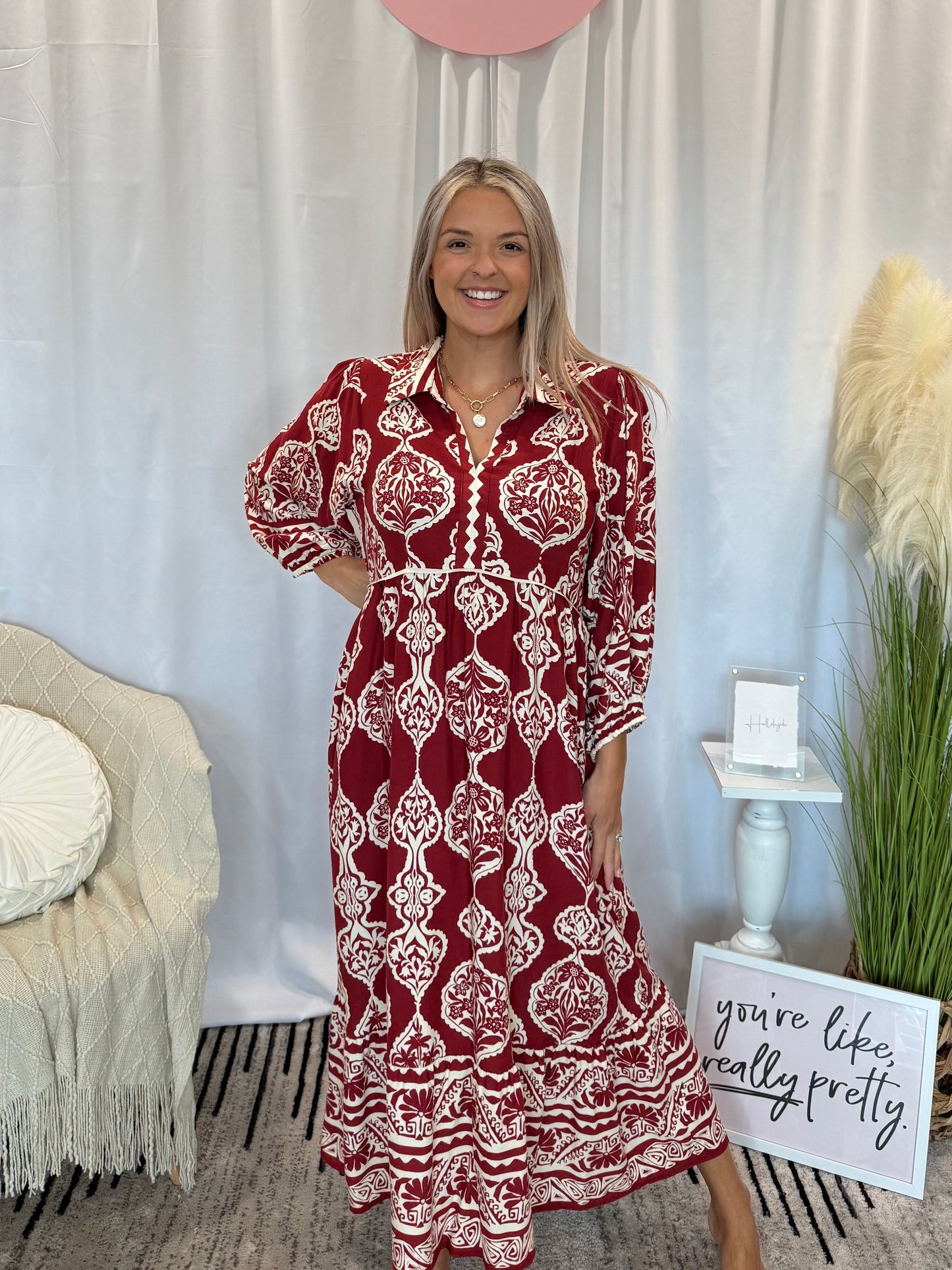 Cabernet All Day Dress