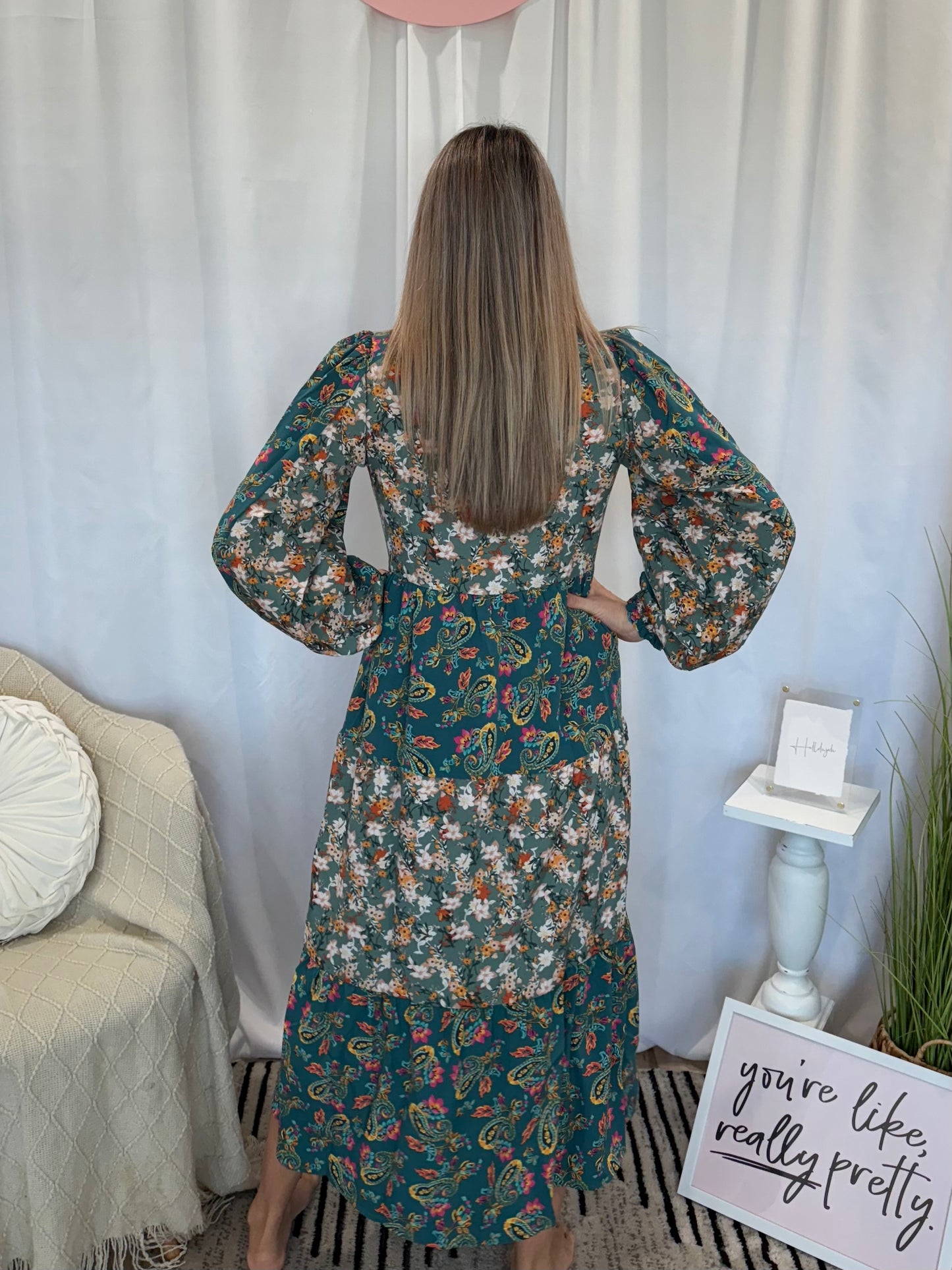 Lush Dark Olive Dress