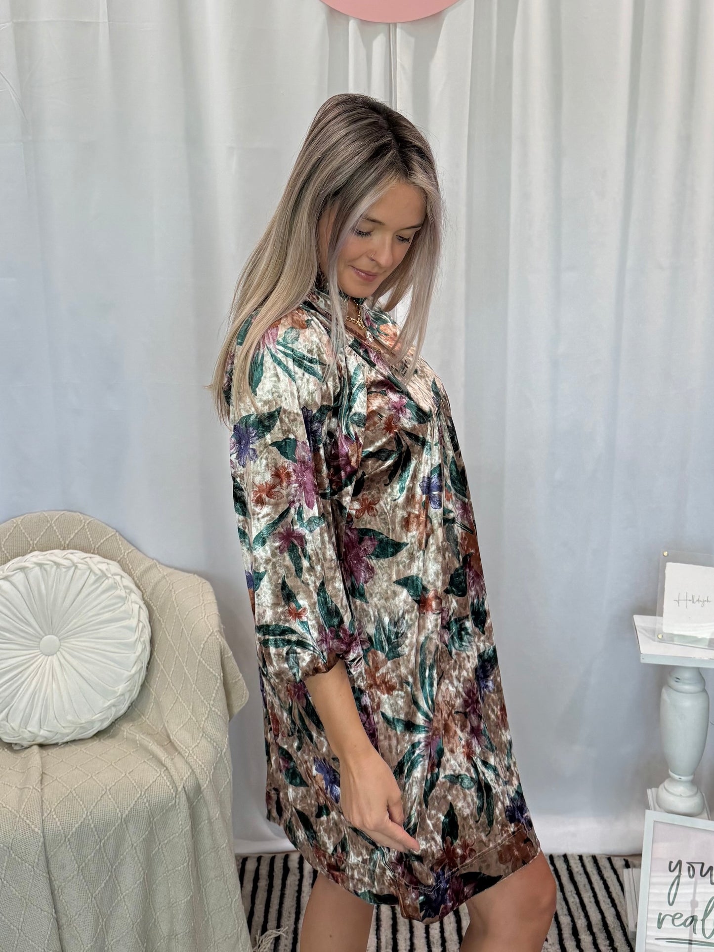 Velvet Glimmer Dress