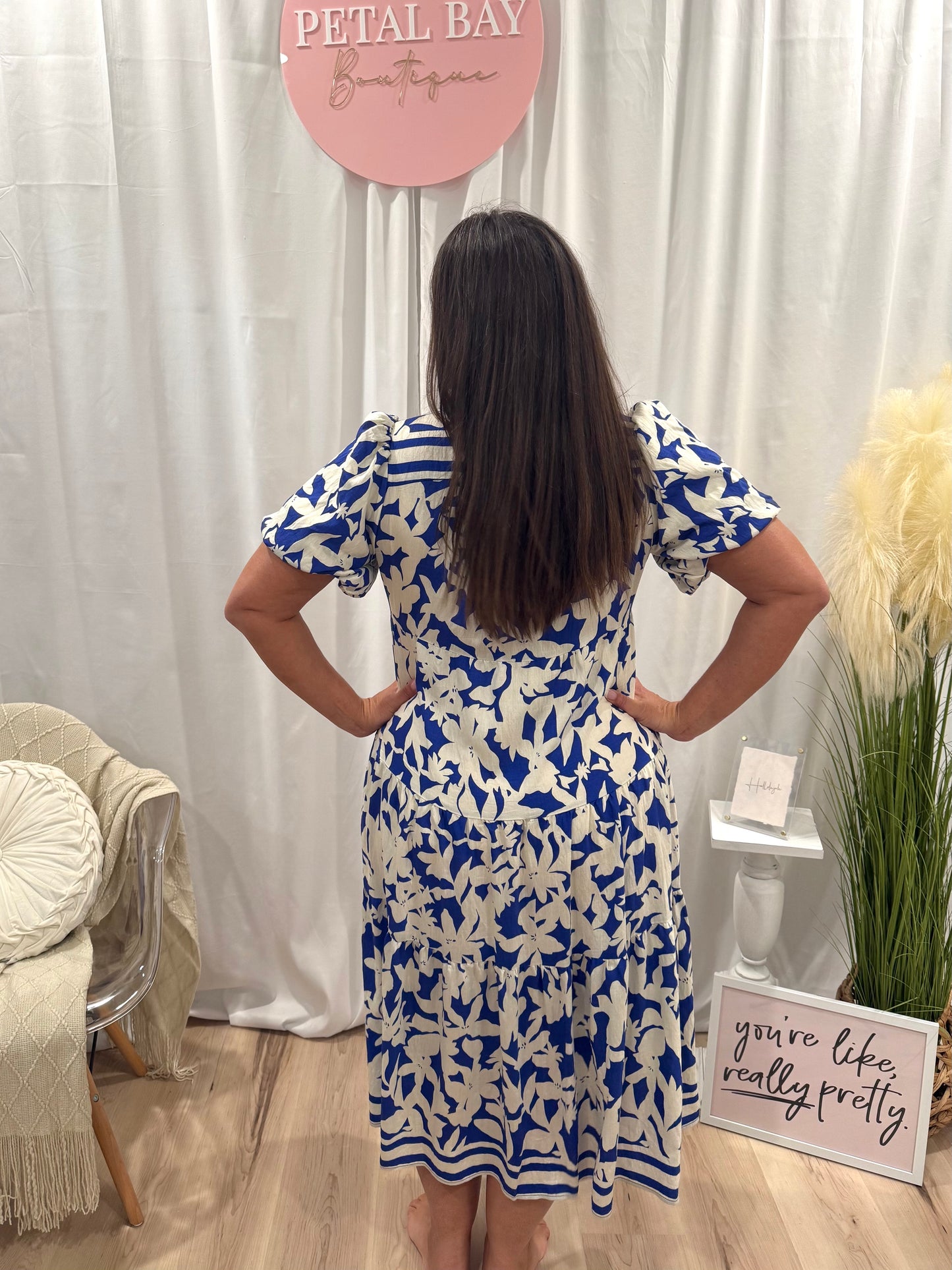 Barcelona Blue Dress