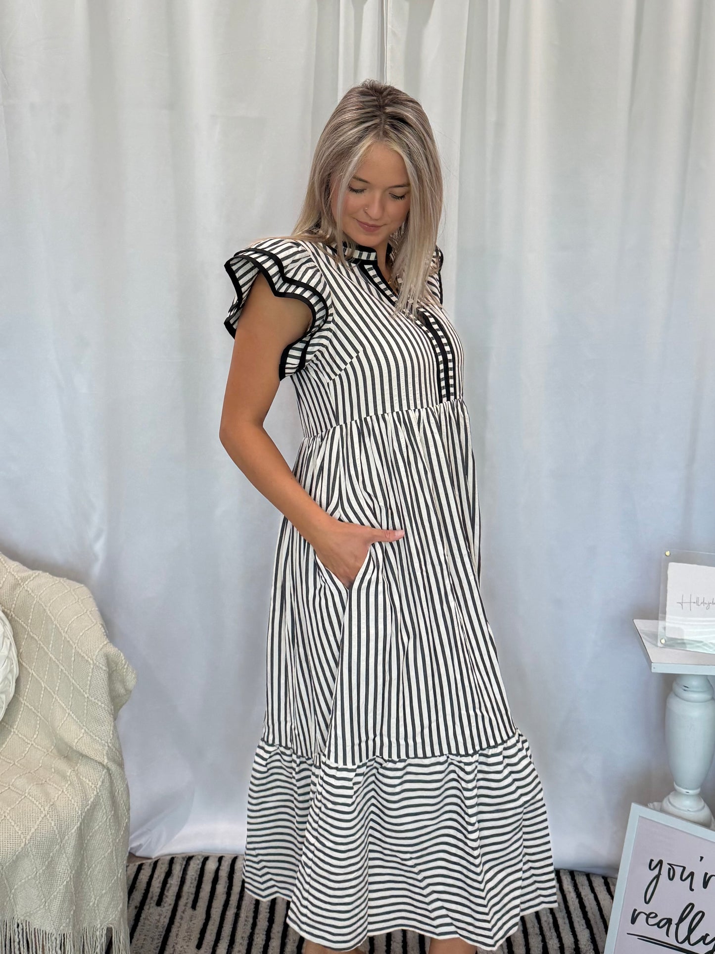 Onyx Gem Dress (Pockets!)