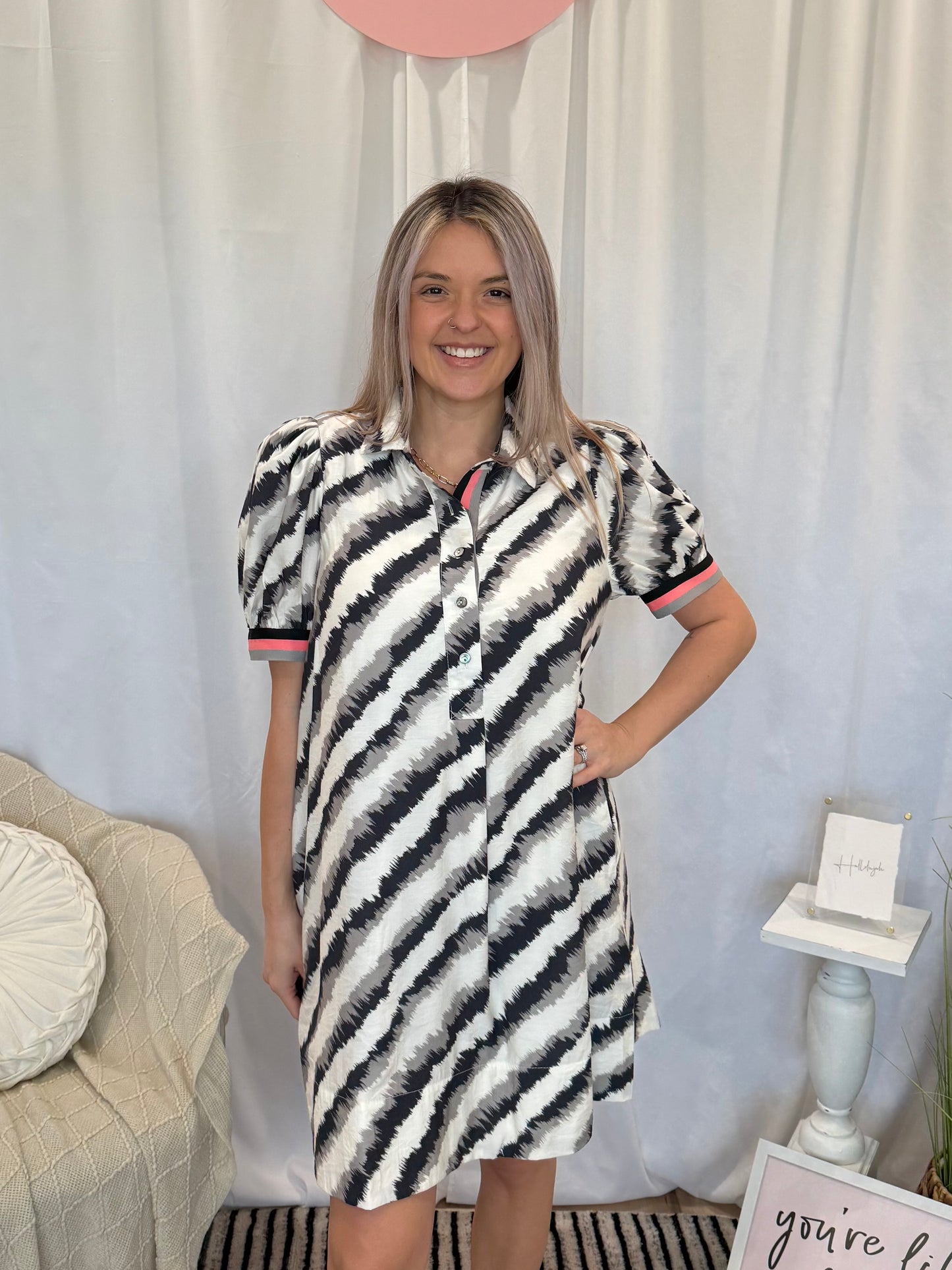 Soft Clean Onyx Dress (Pockets!)