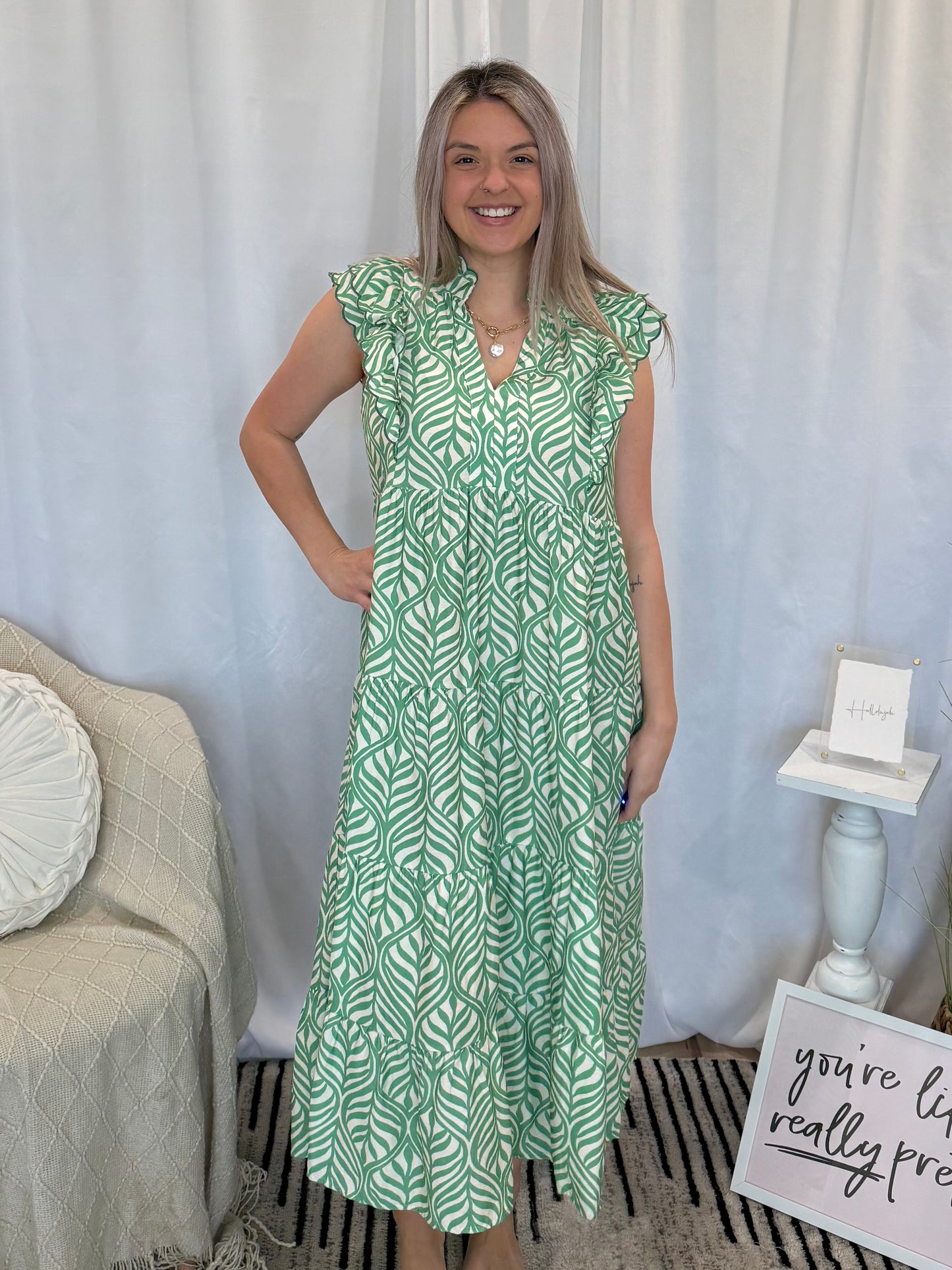 Green As Ever Dress