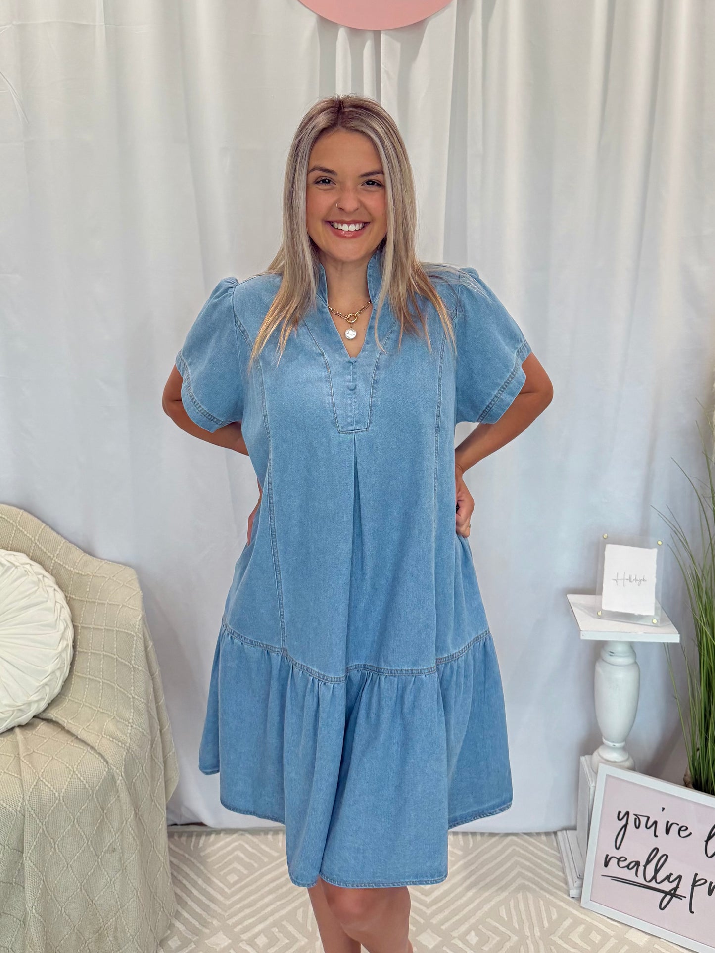 This Is It Denim Dress