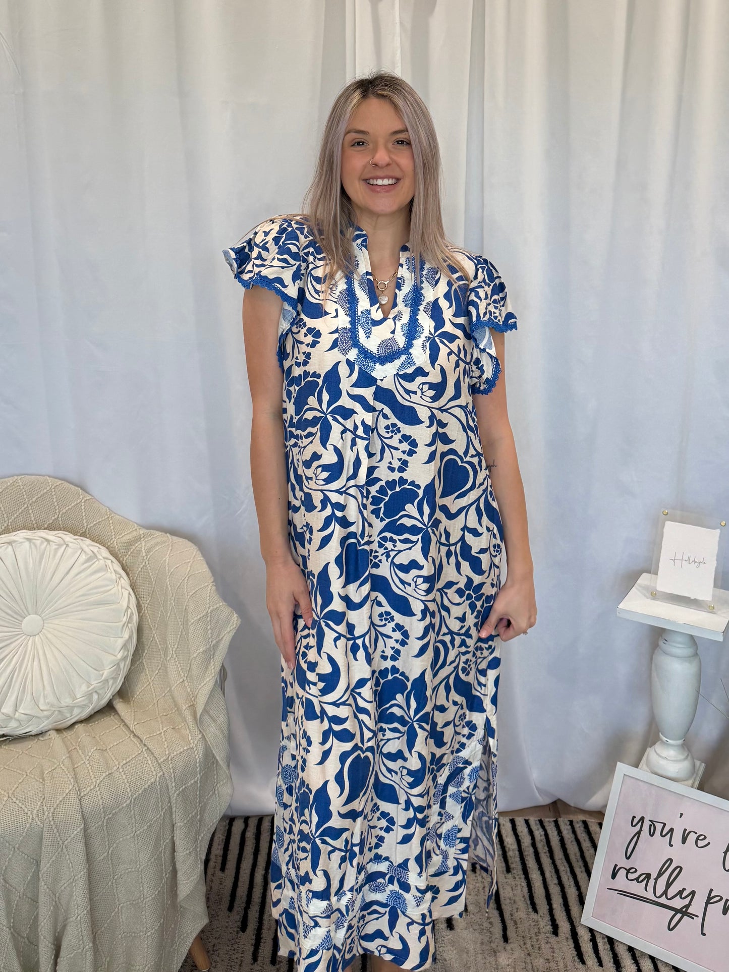 Blueberry Espresso Dress (Pockets)