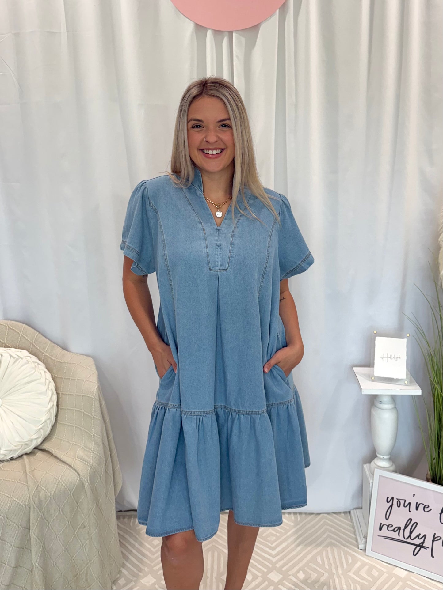 This Is It Denim Dress