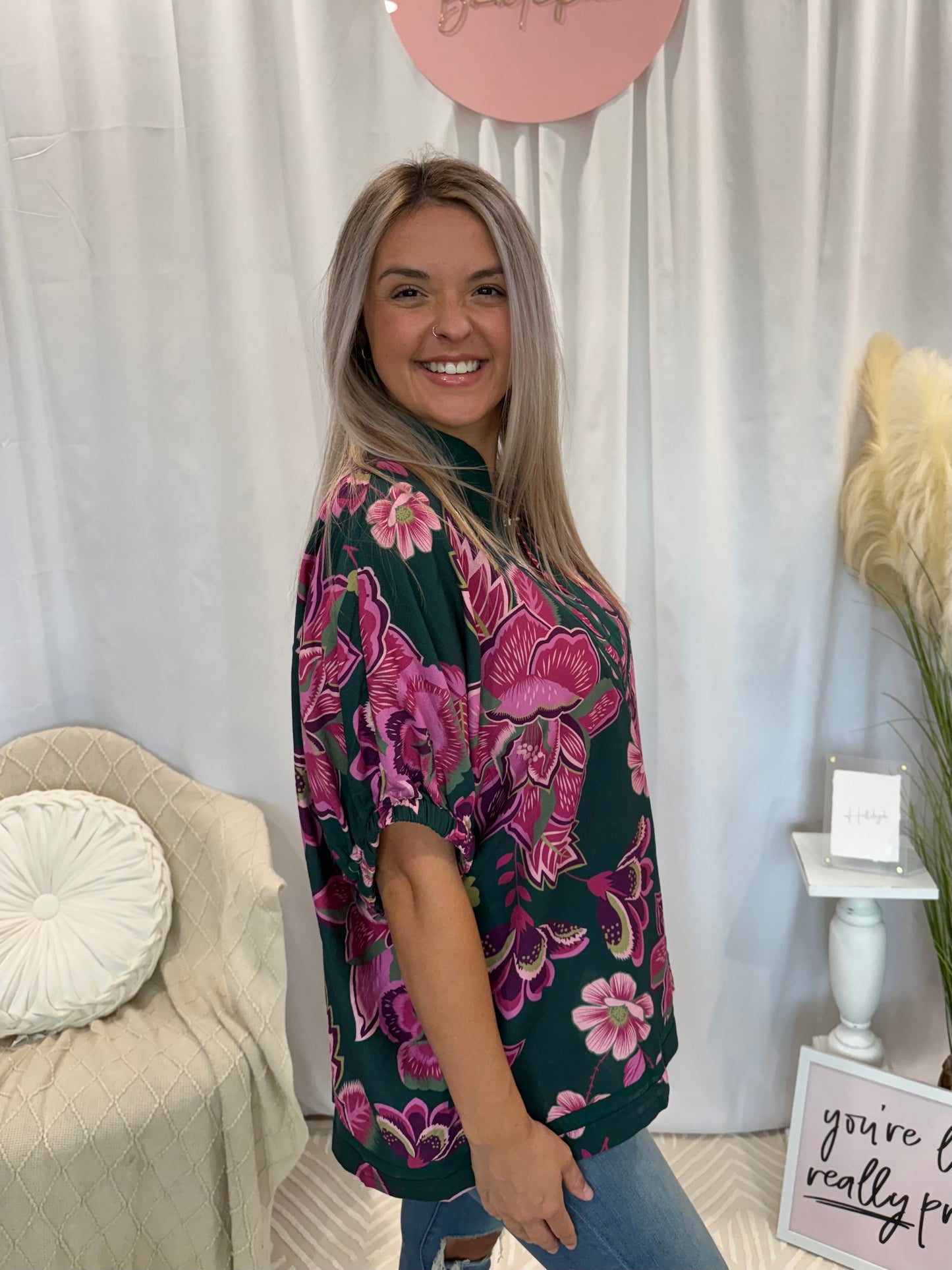 Orchid Bloom Top