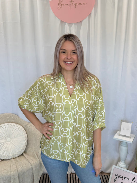 Avocado Date Night Top