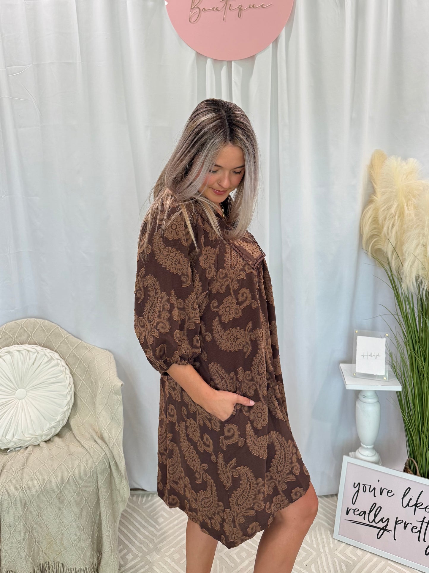 For the Love of Brown Dress (Pockets!)