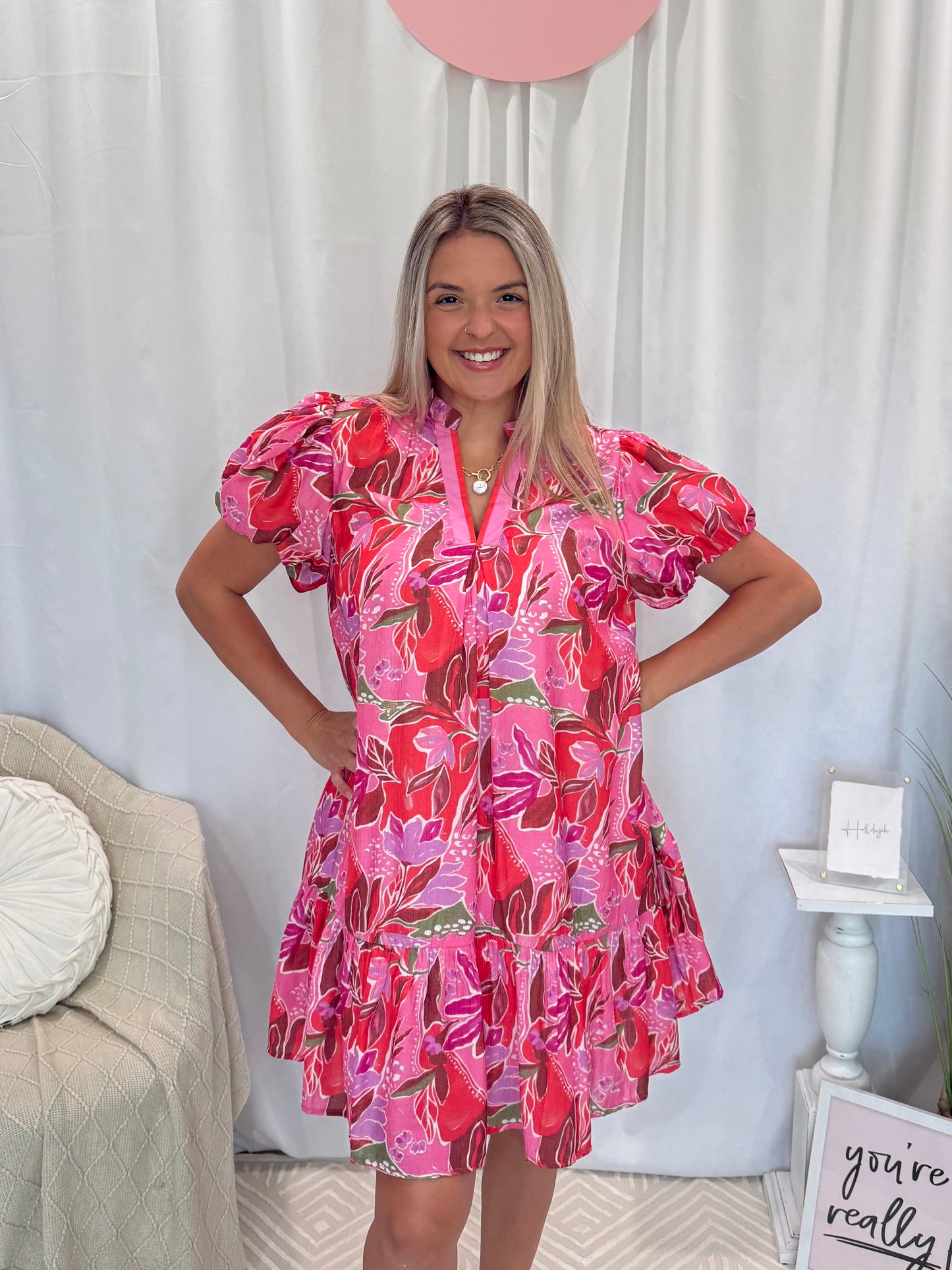 Blushing Belle Dress (Pockets!)