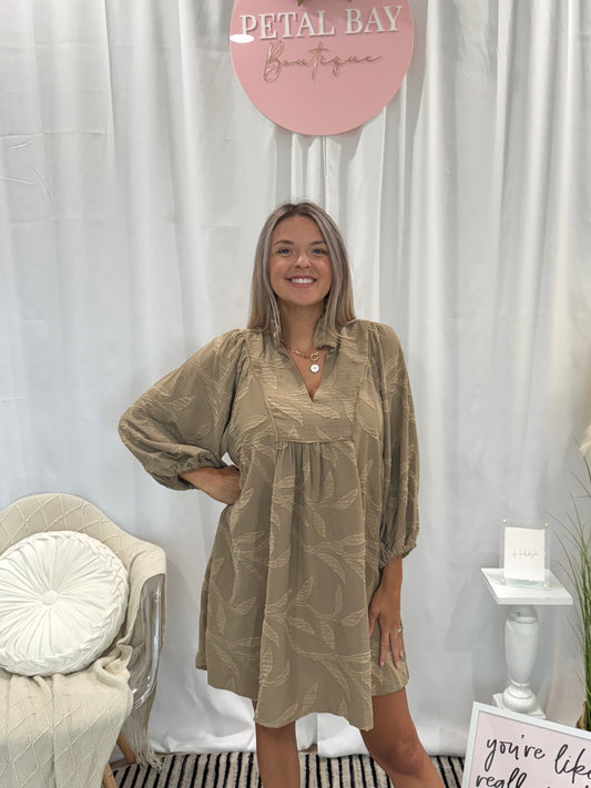 Signature Taupe Dress