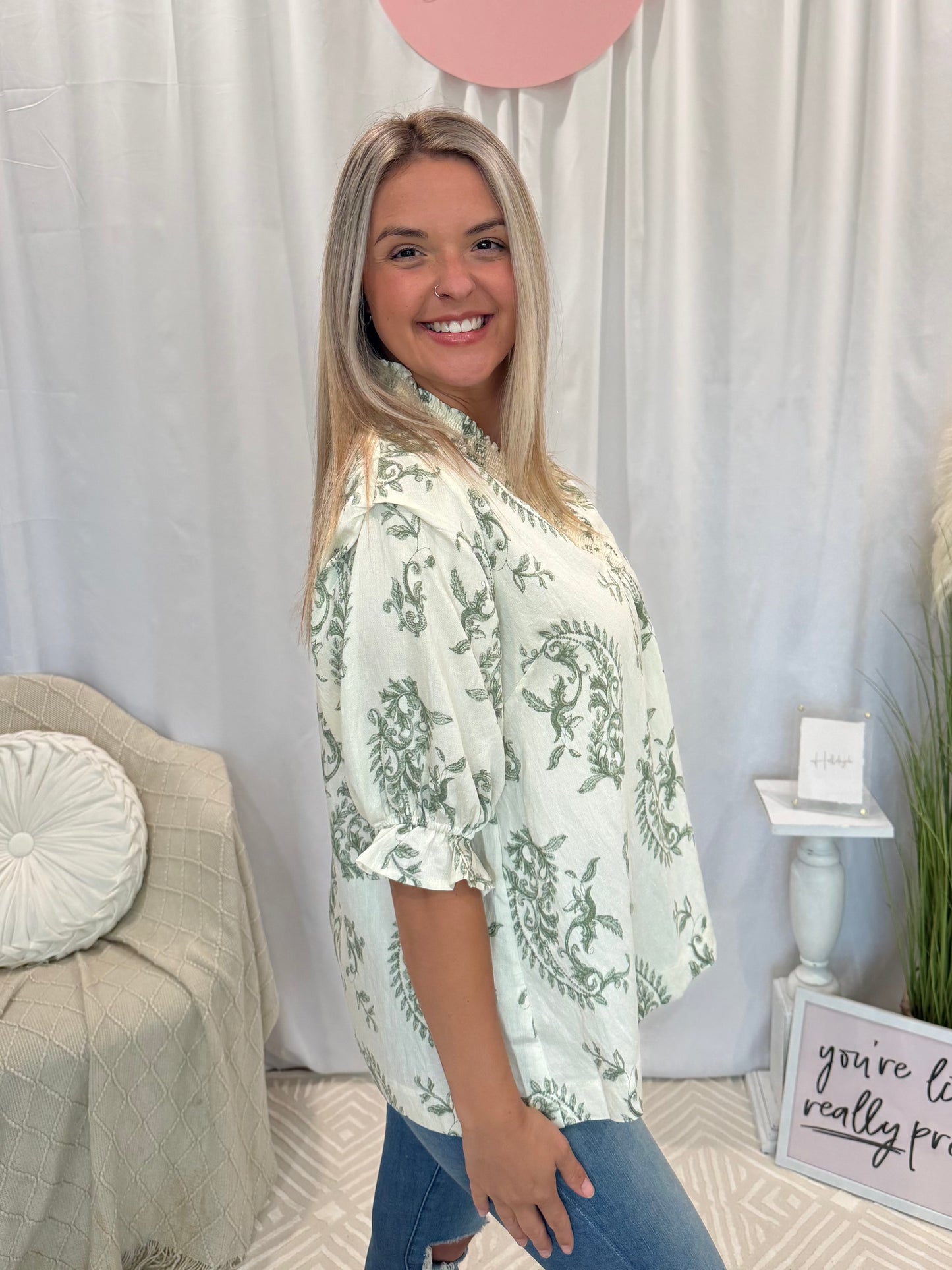 Lush Olive Top