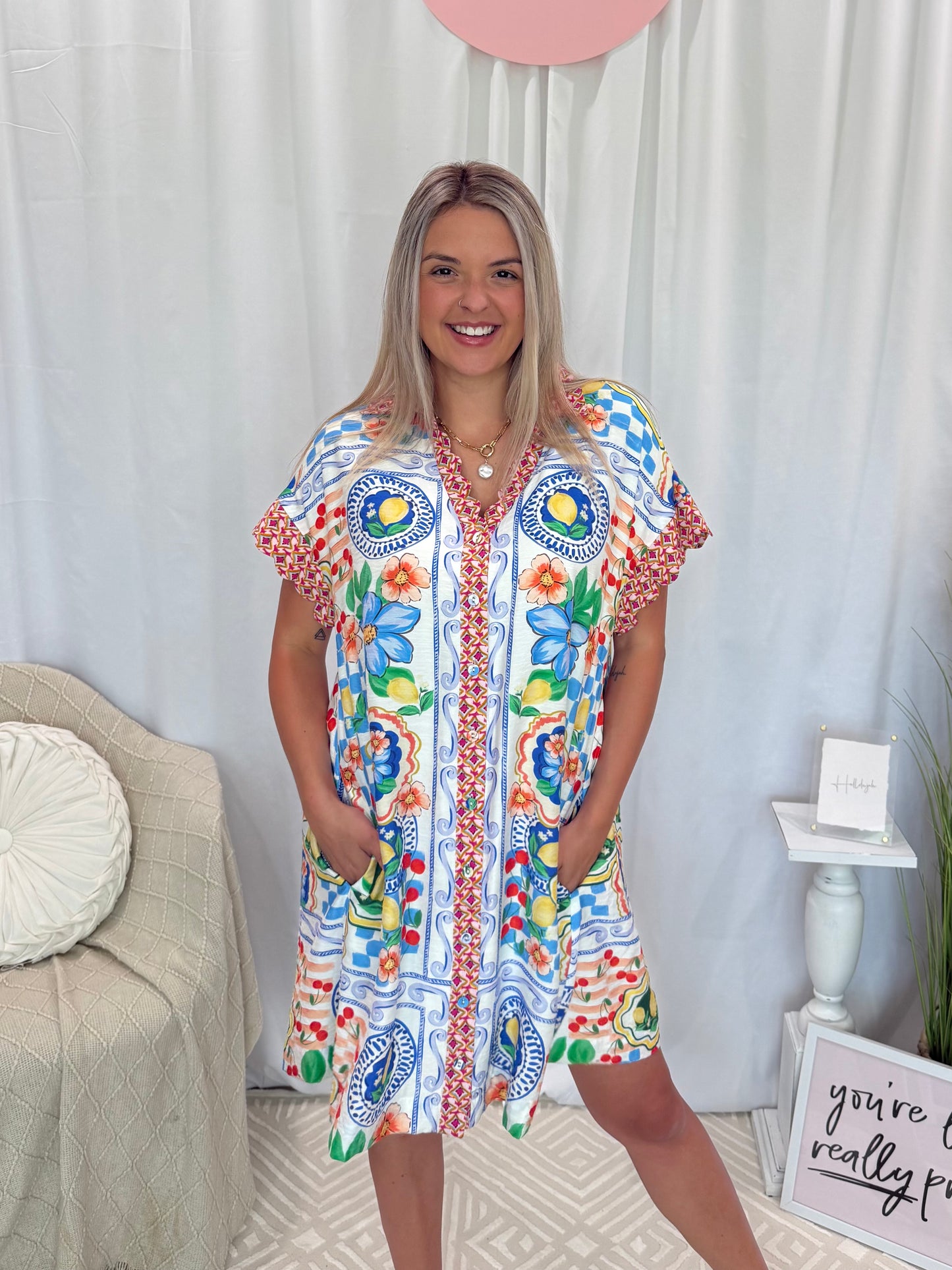 Cancun Shore Dress (Pockets!)