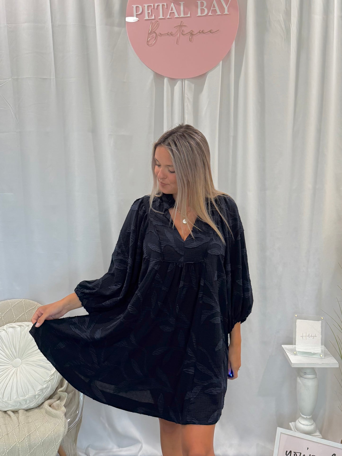 Signature Navy Dress