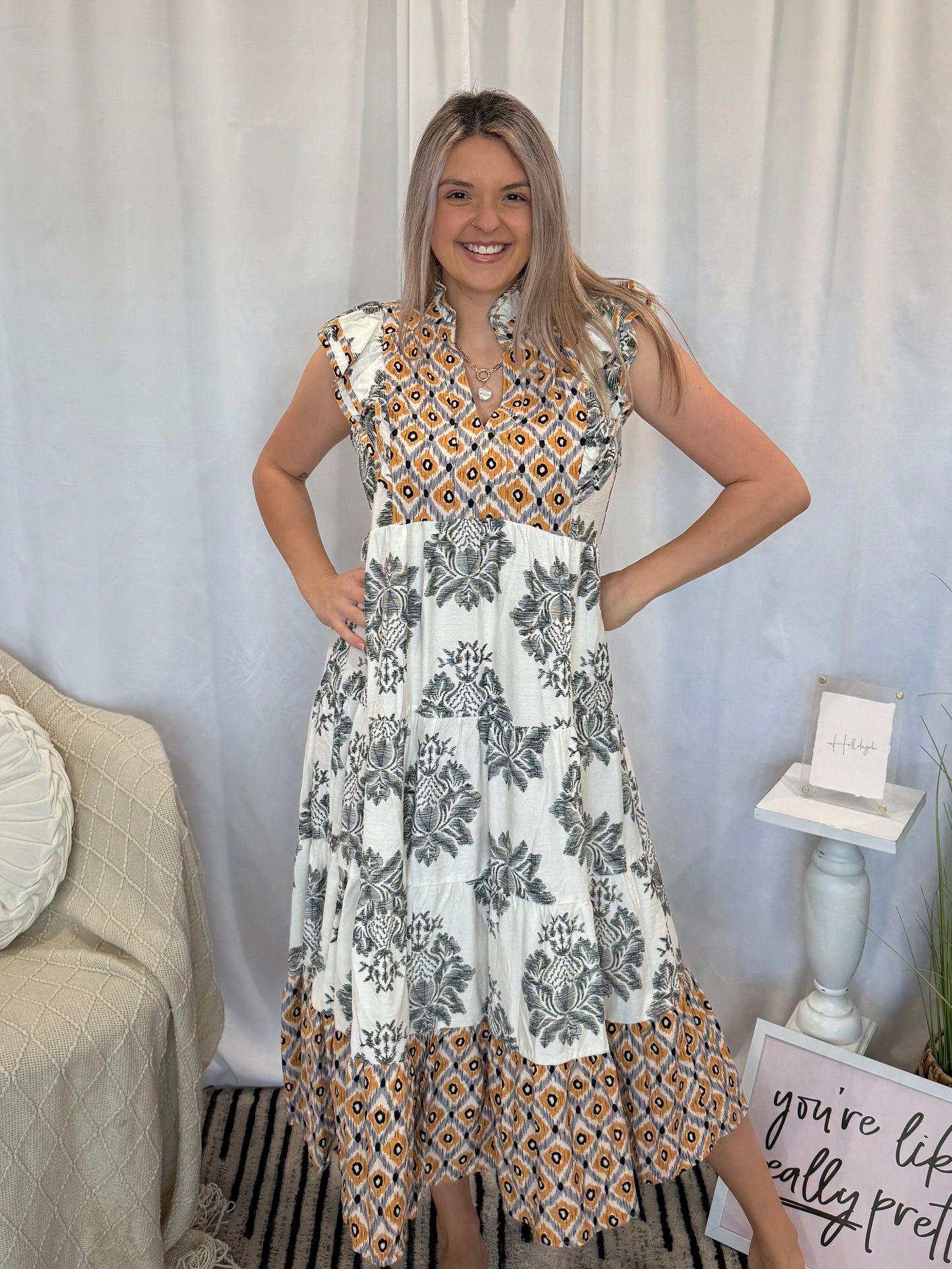 Sandy Tan Dress
