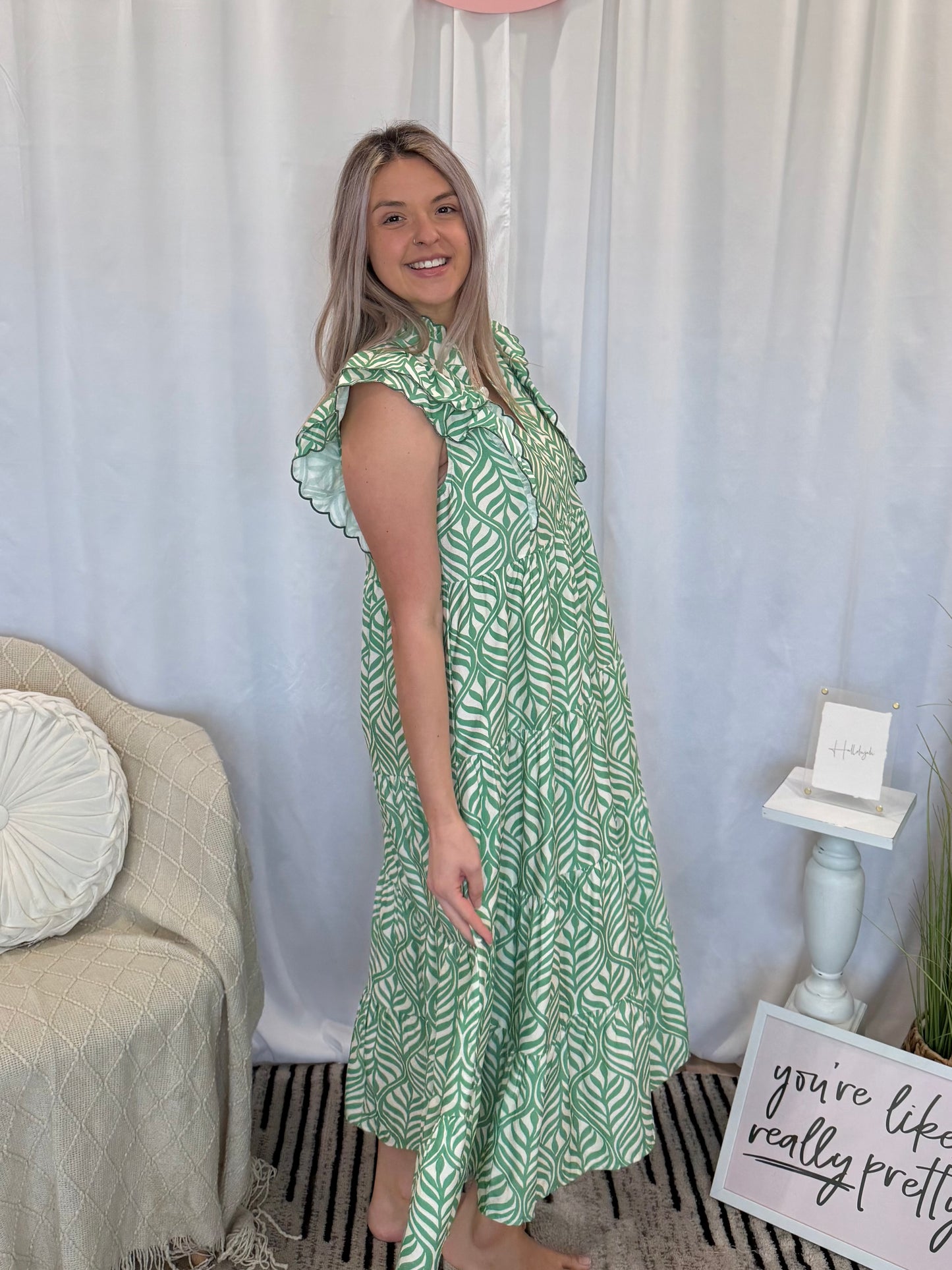 Green As Ever Dress