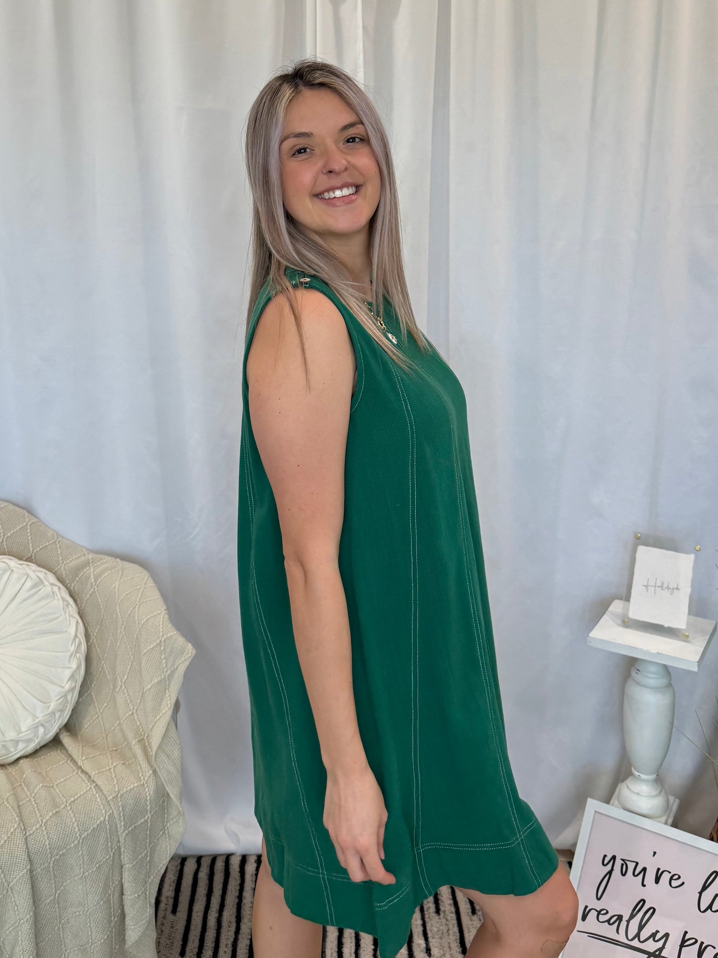 Emerald Abyss Dress (Pockets!)