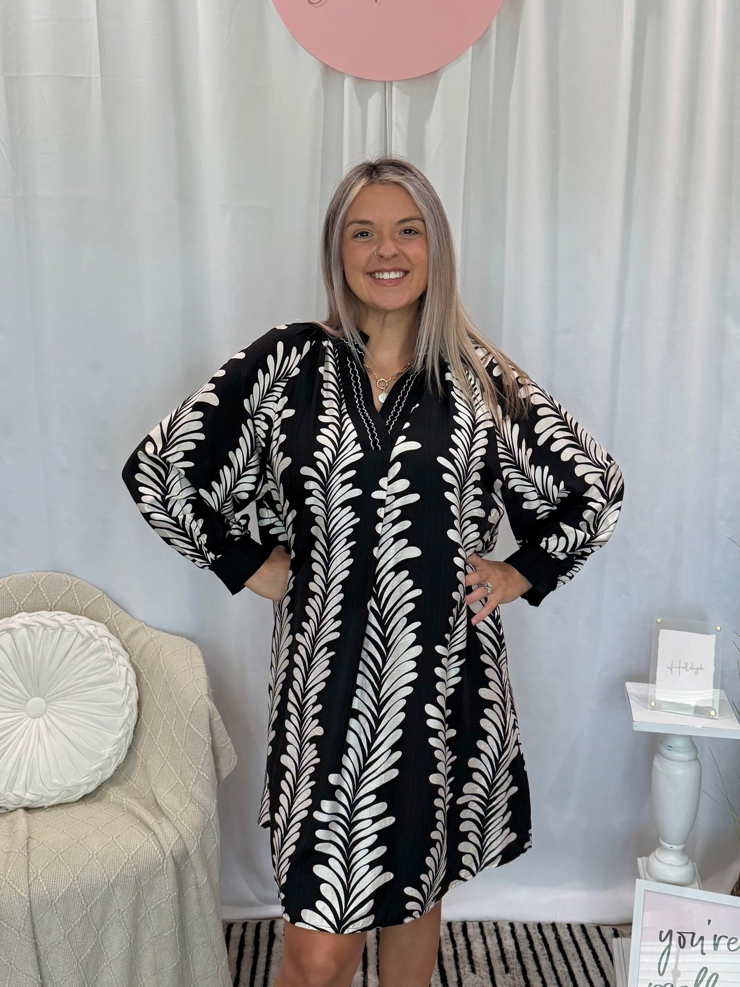 Talk To Me Dress (Pockets!)