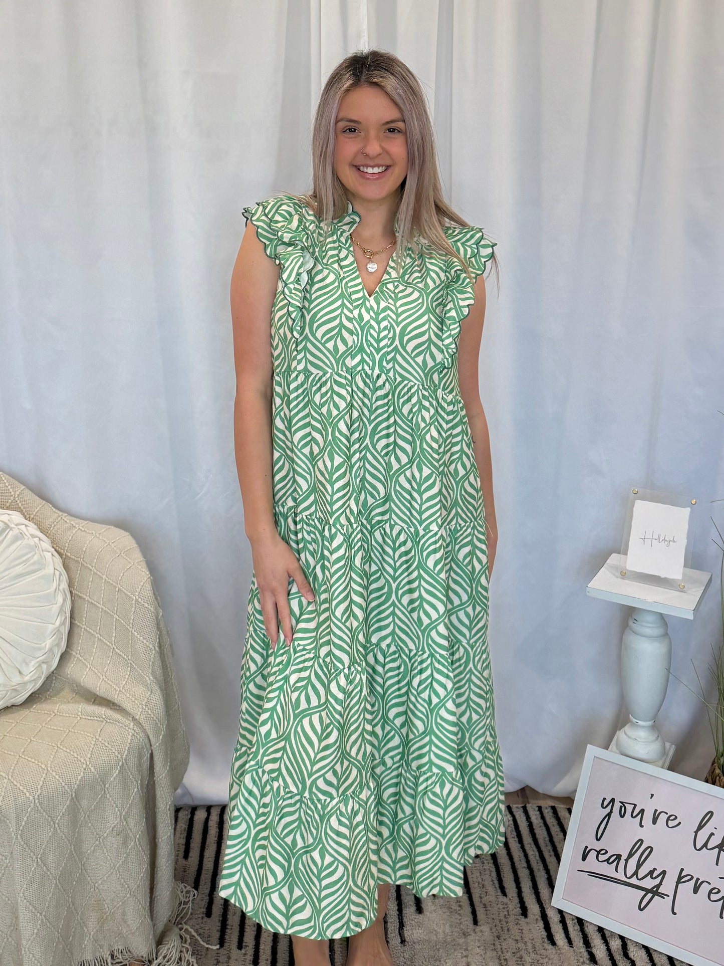 Green As Ever Dress
