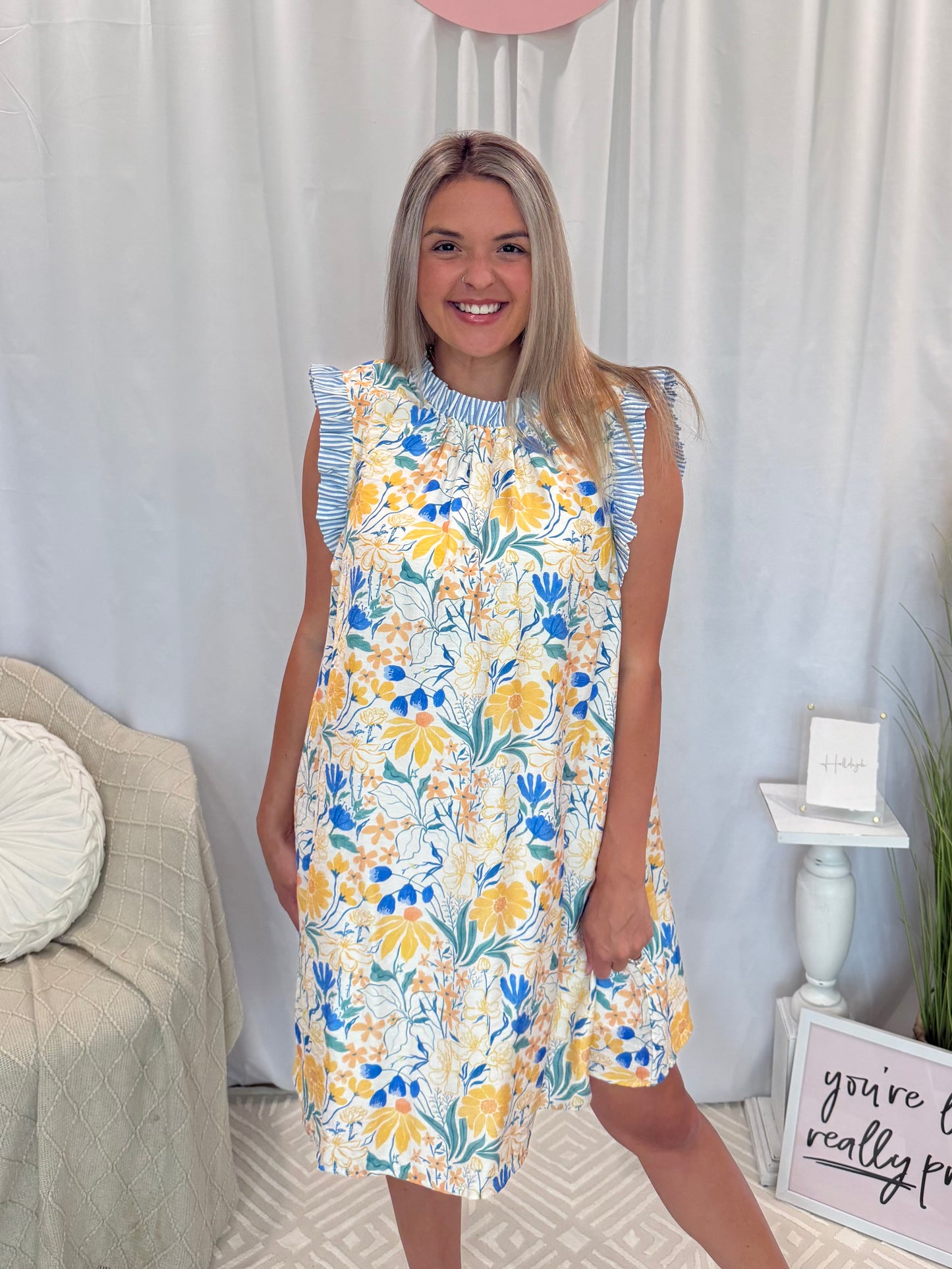 Honey Haze Dress (Pockets!)