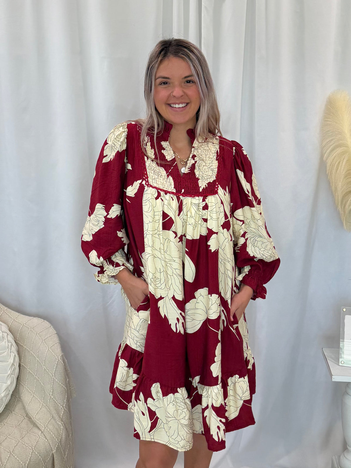 Ruby Delight Dress (Pockets!)