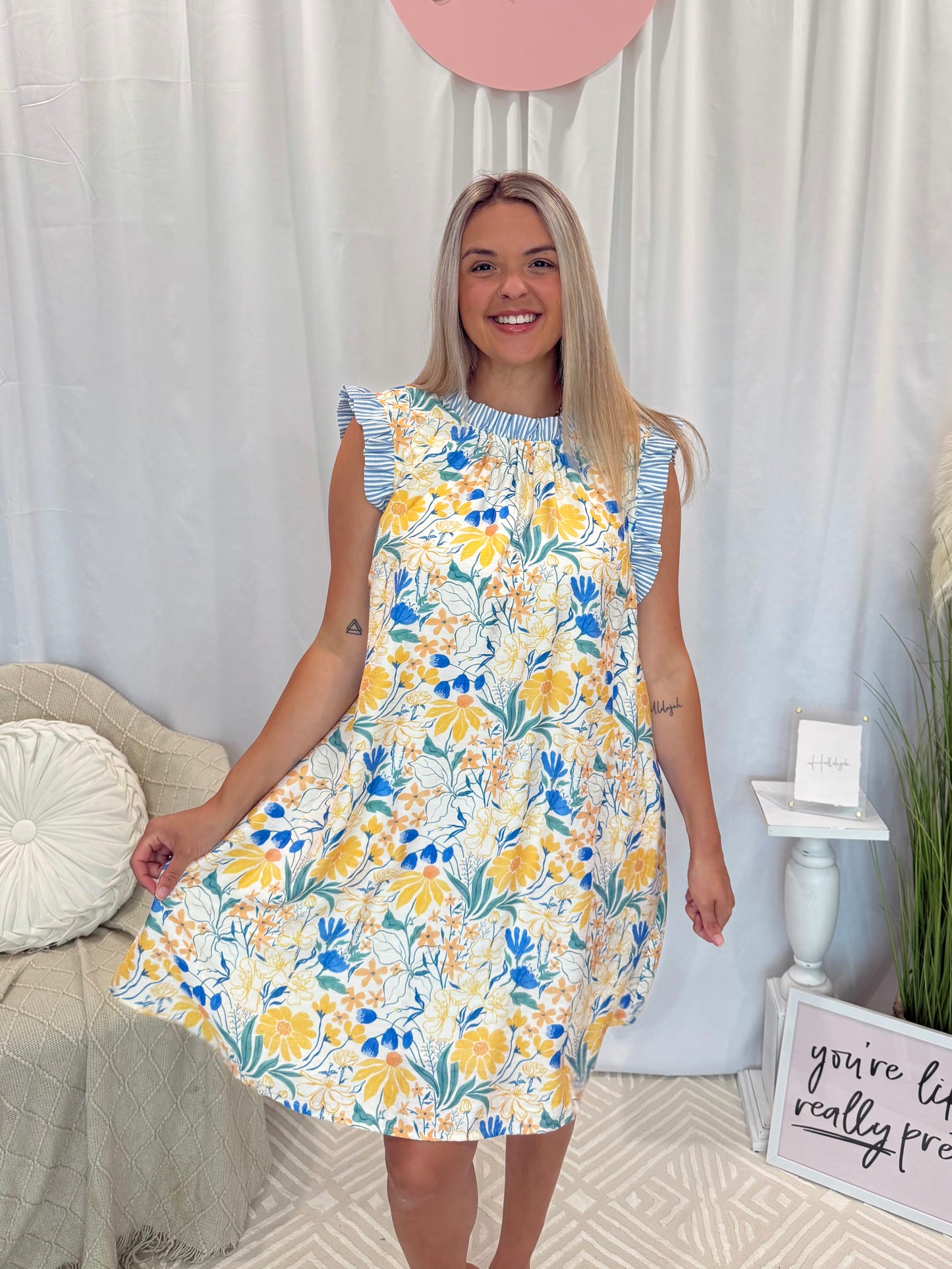 Honey Haze Dress (Pockets!)