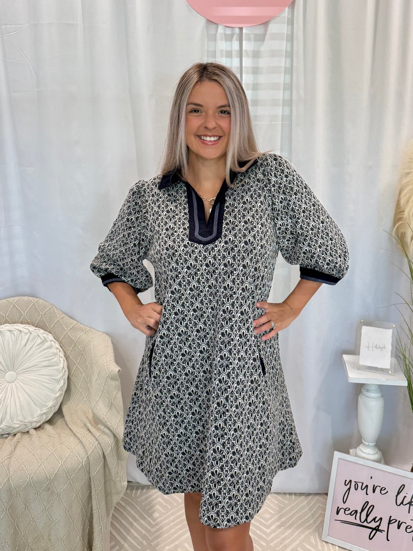 Delightfully Dressed Dress (Pockets!)
