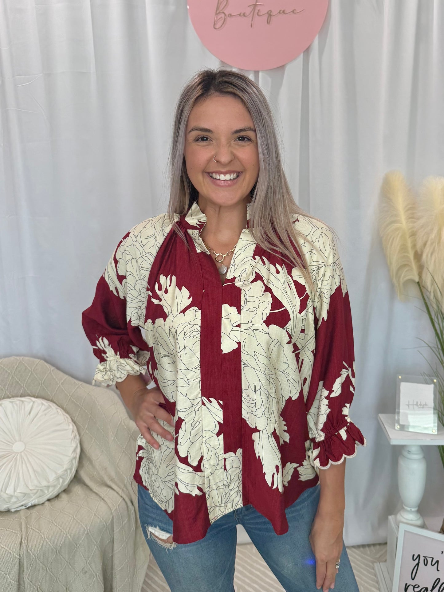 Ruby Delight Top
