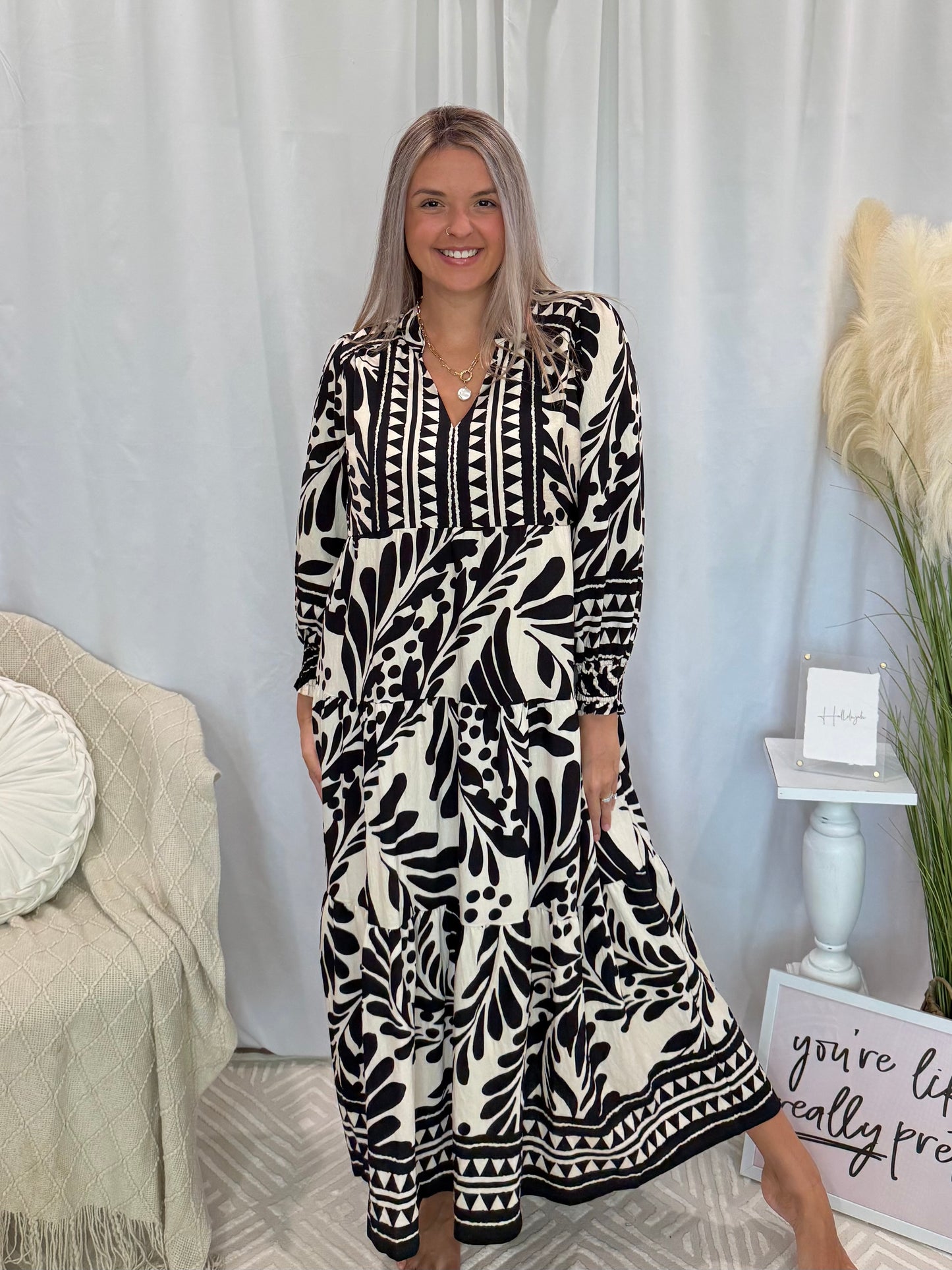 Onyx Delight Dress (Pockets!)