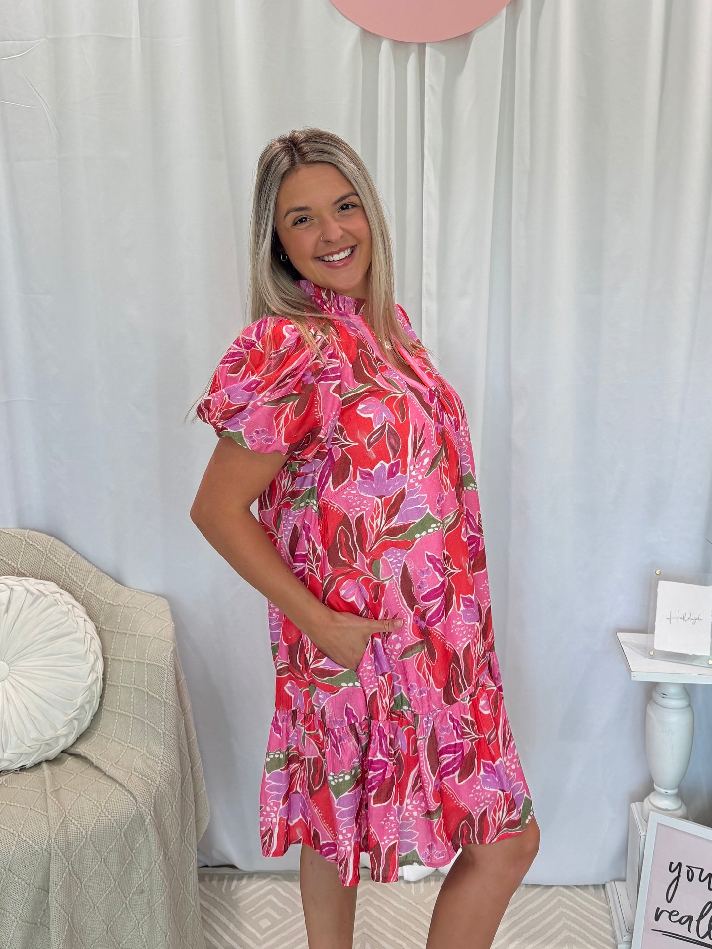 Blushing Belle Dress (Pockets!)