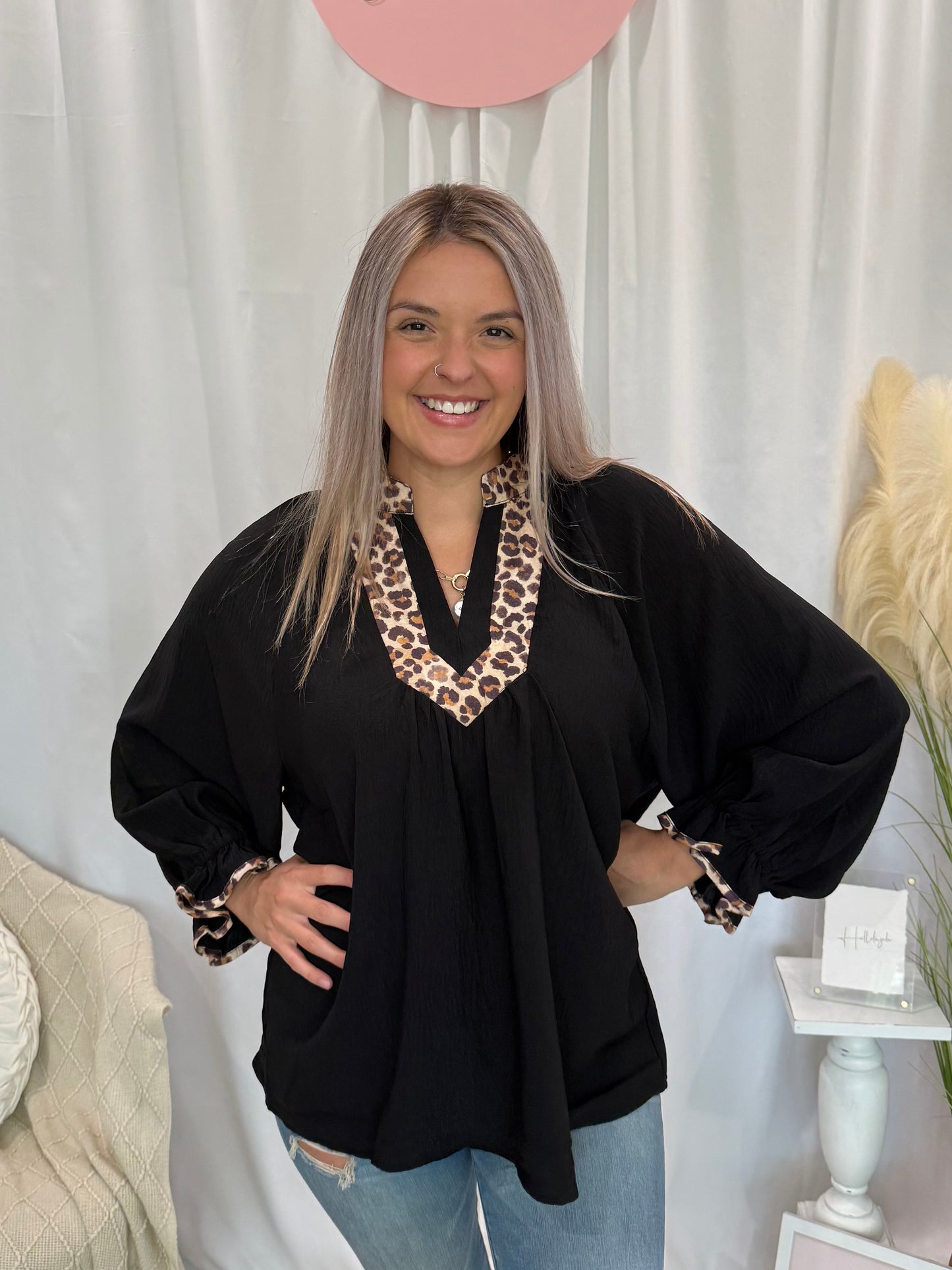 Sleek Cheetah Top