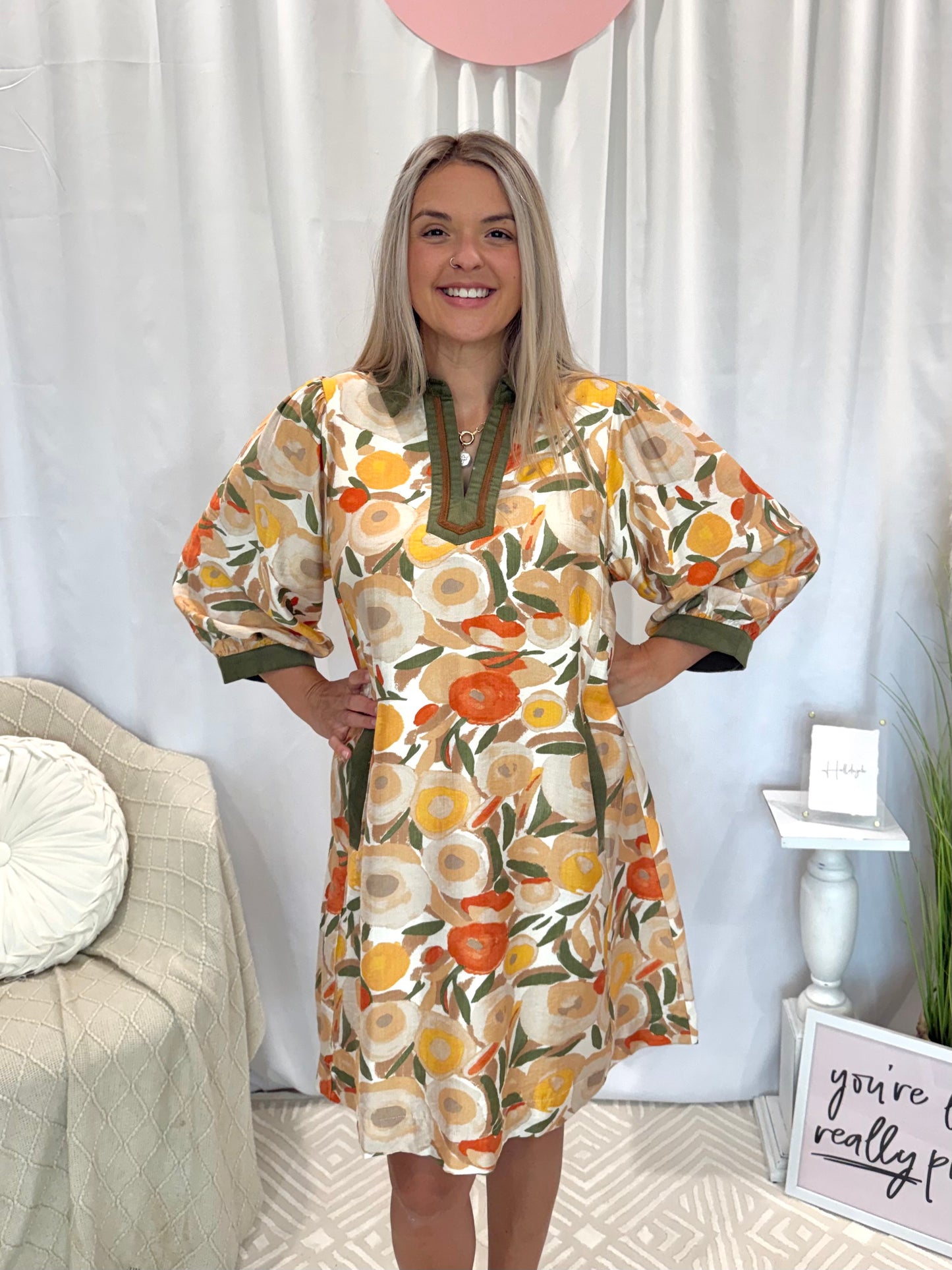 Chestnut Deluxe Dress (Pockets!)