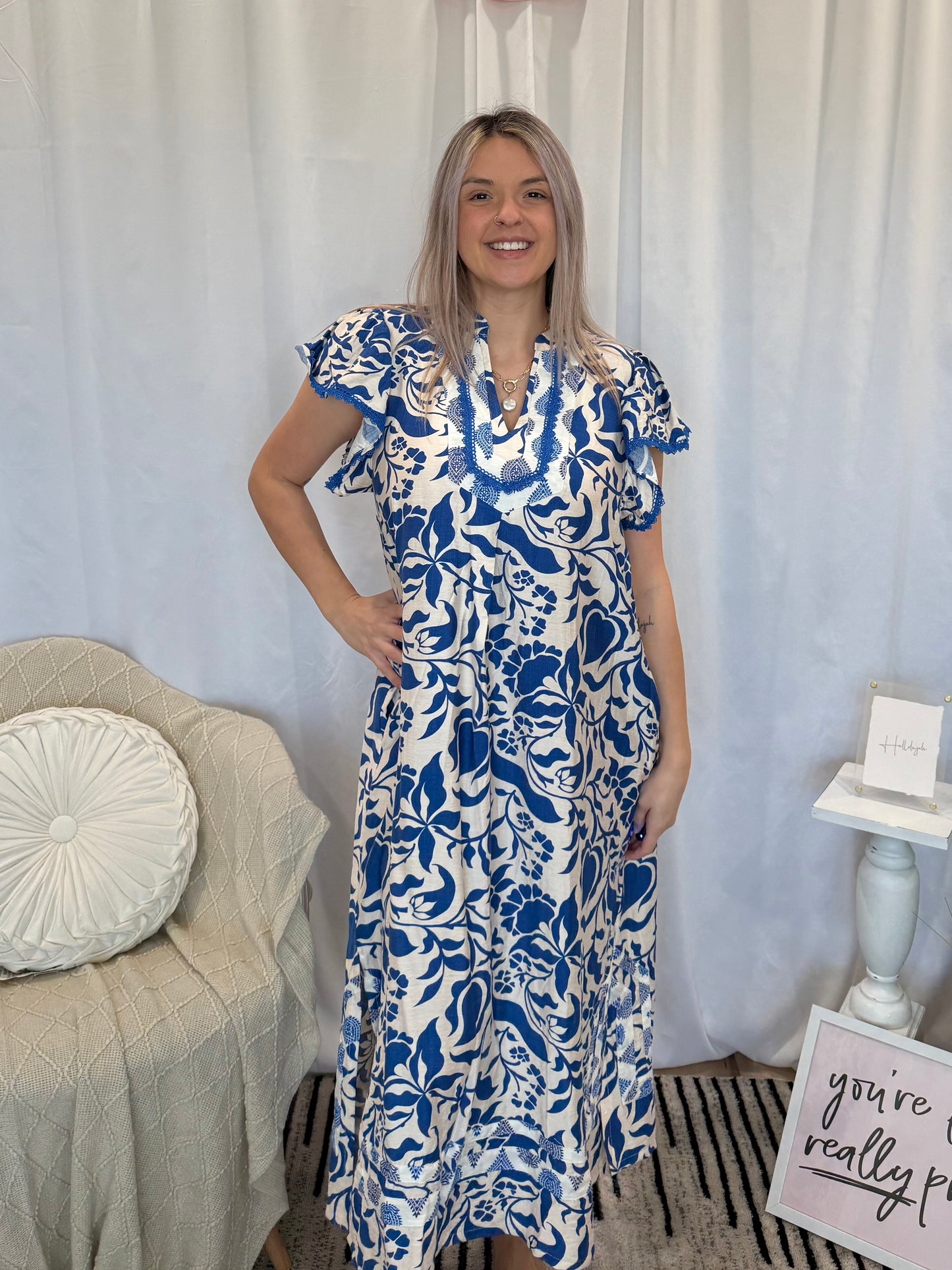 Blueberry Espresso Dress (Pockets)