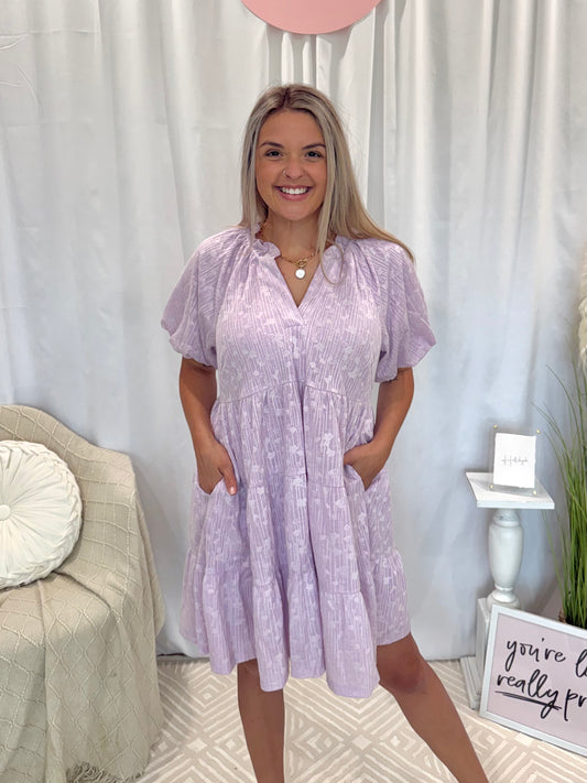 Sweet Orchid Dress (Pockets!)