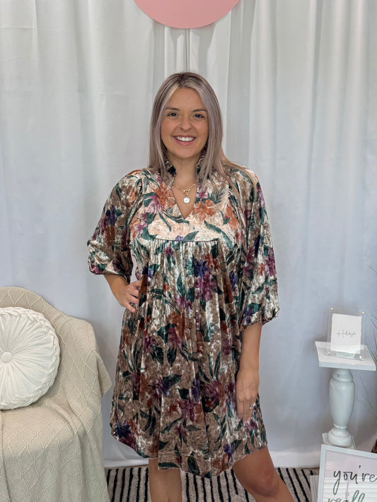 Velvet Glimmer Dress