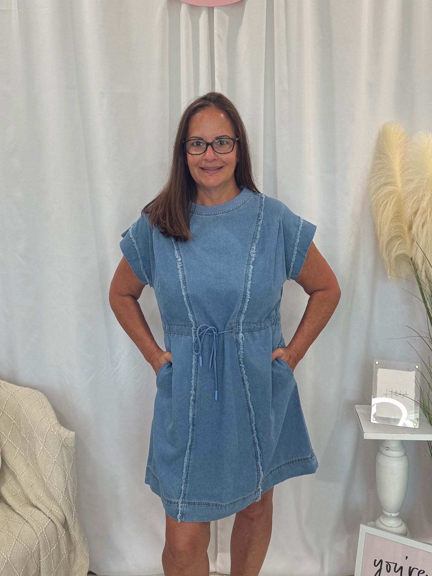 Denim for Days Dress (Pockets!)