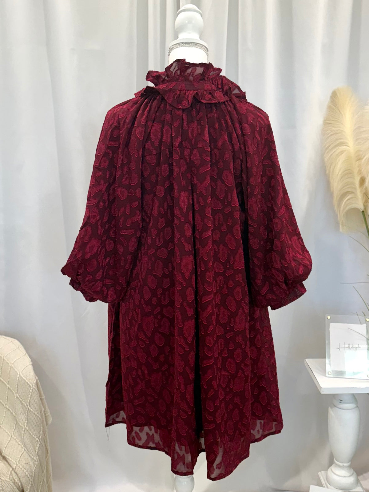 Catch Me in Wine Colored Dress (Pockets!)