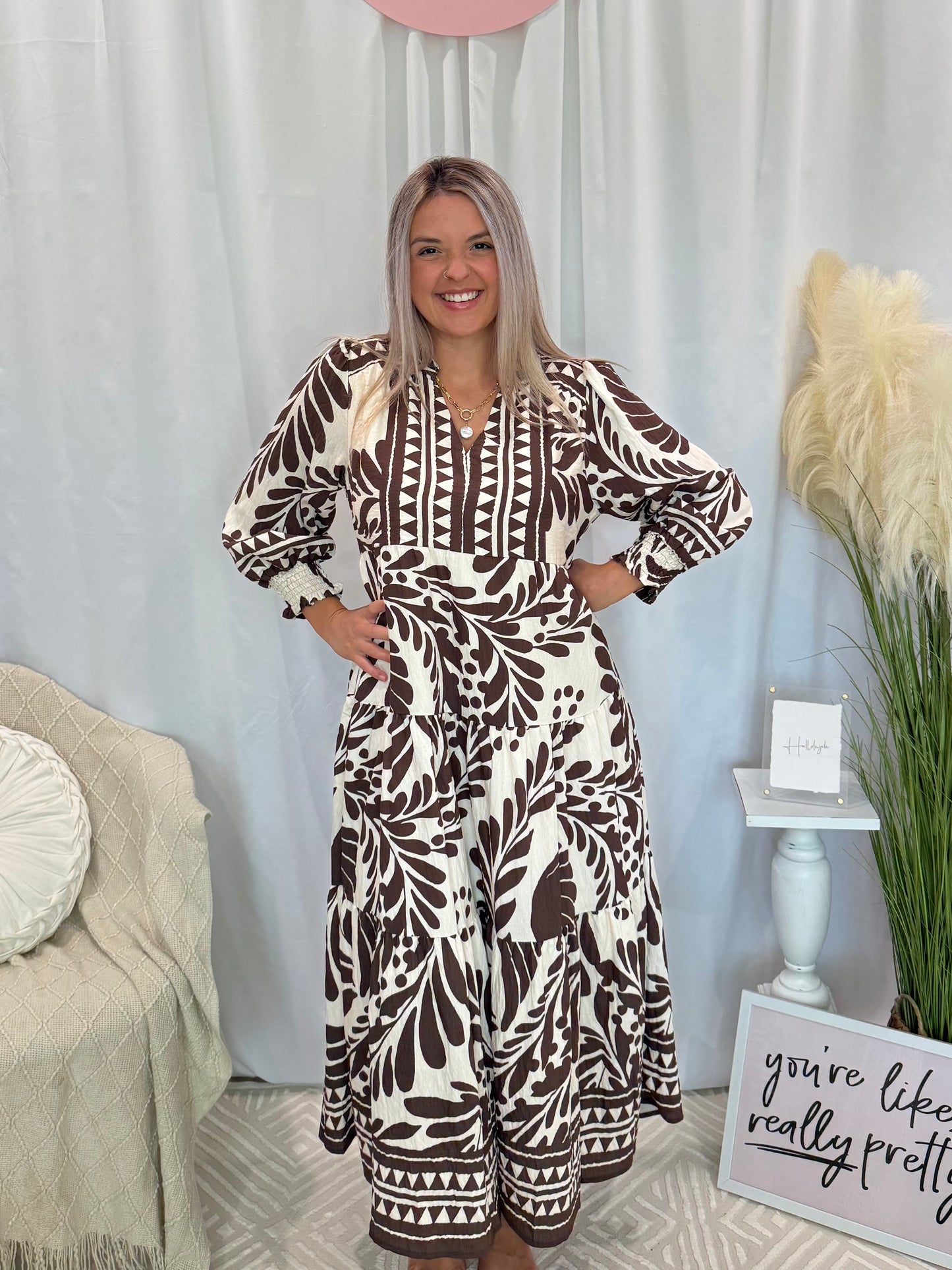 Chocolate Delight Dress (Pockets!)